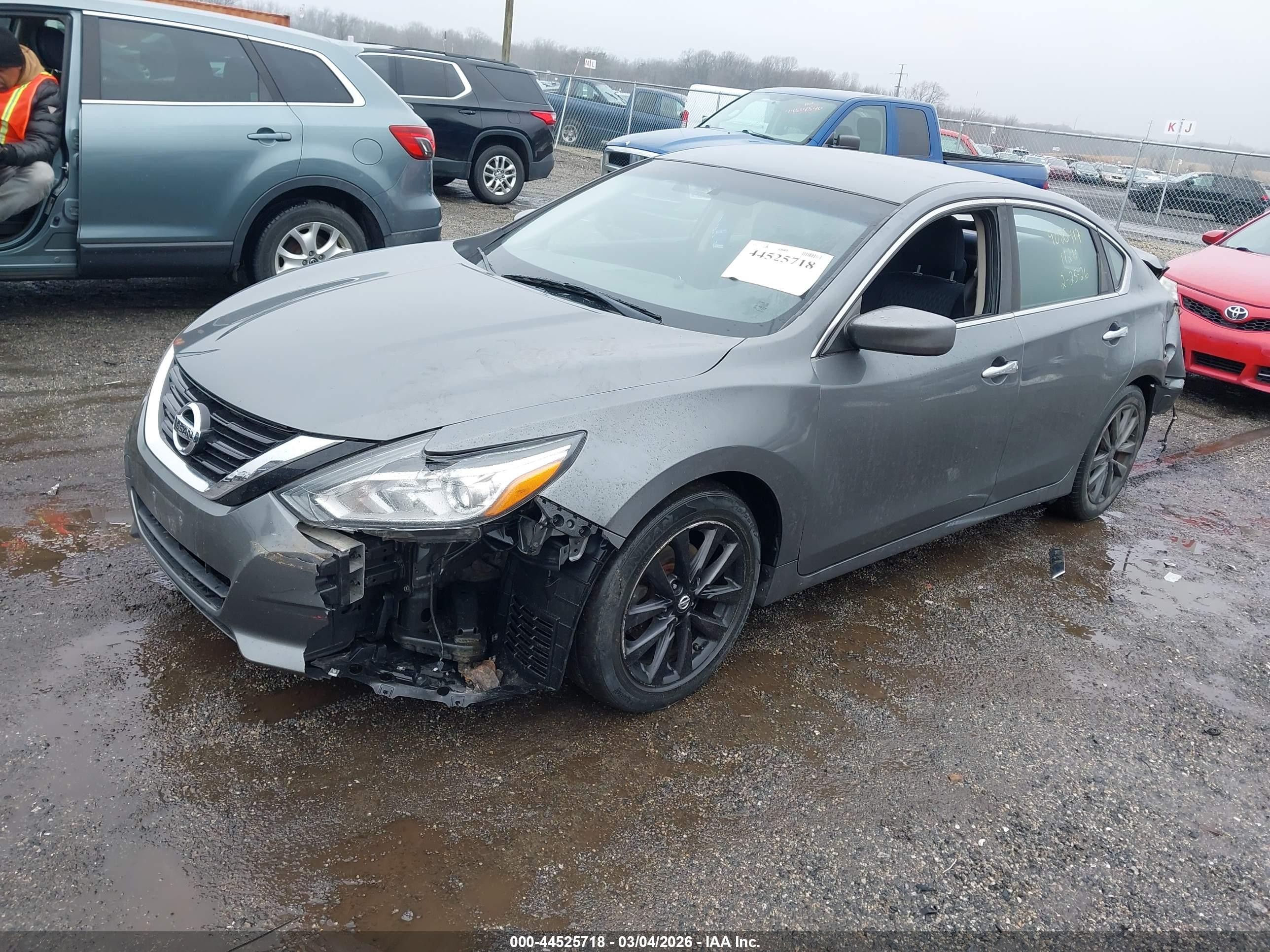 2017 Nissan Altima 2.5 Sv Gray vin: 1N4AL3AP1HC292721