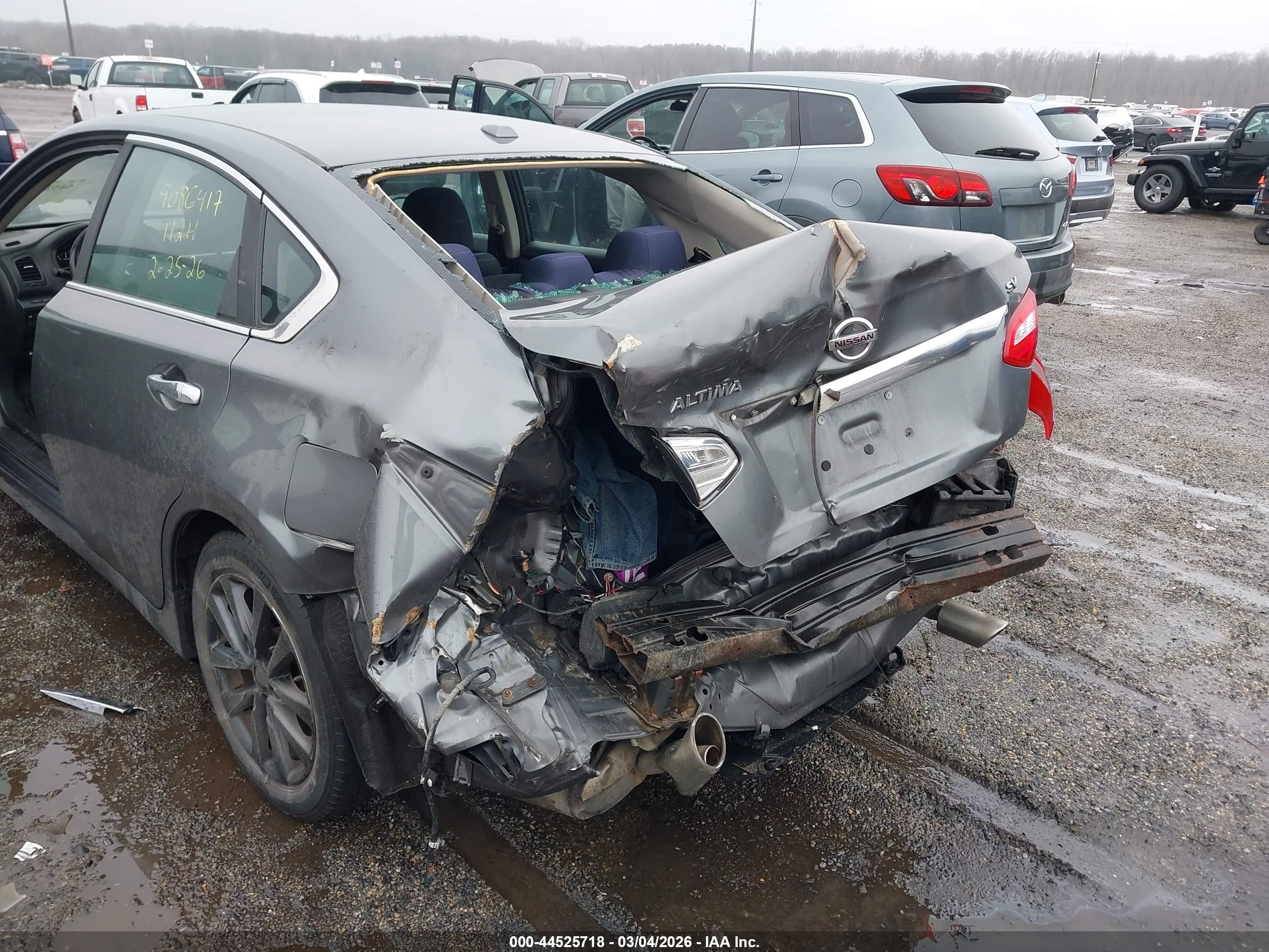 2017 Nissan Altima 2.5 Sv Gray vin: 1N4AL3AP1HC292721