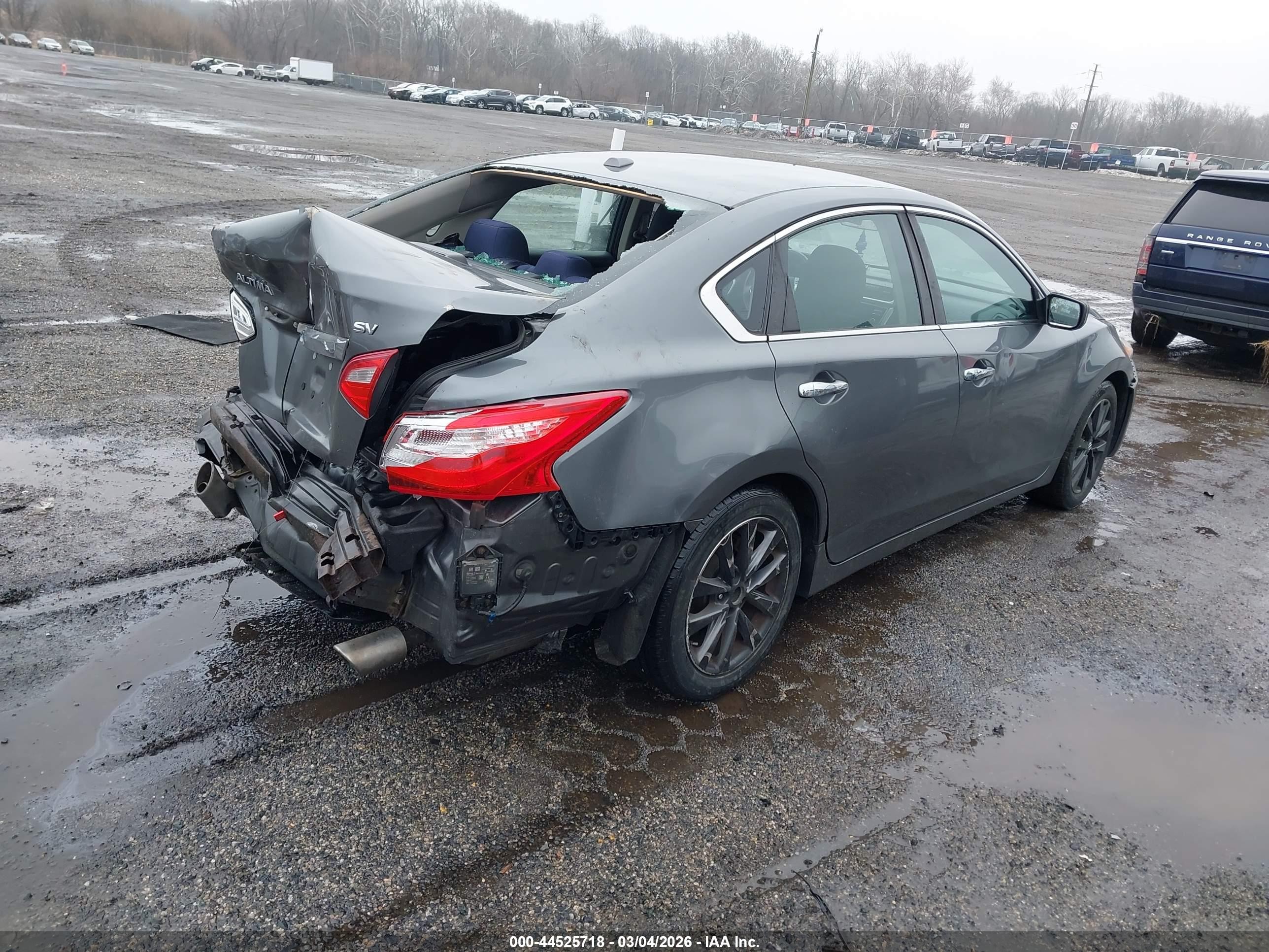2017 Nissan Altima 2.5 Sv Gray vin: 1N4AL3AP1HC292721