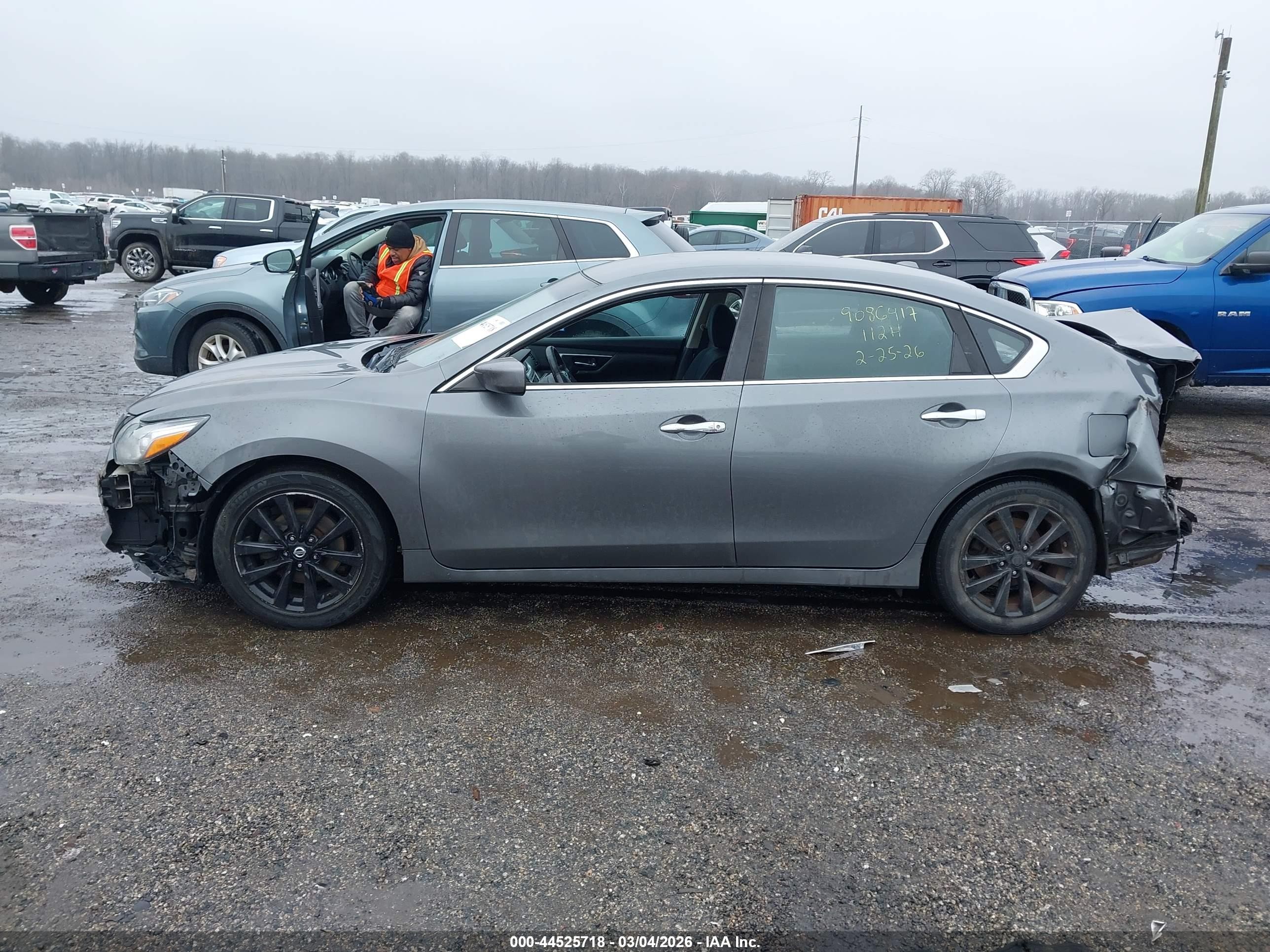 2017 Nissan Altima 2.5 Sv Gray vin: 1N4AL3AP1HC292721