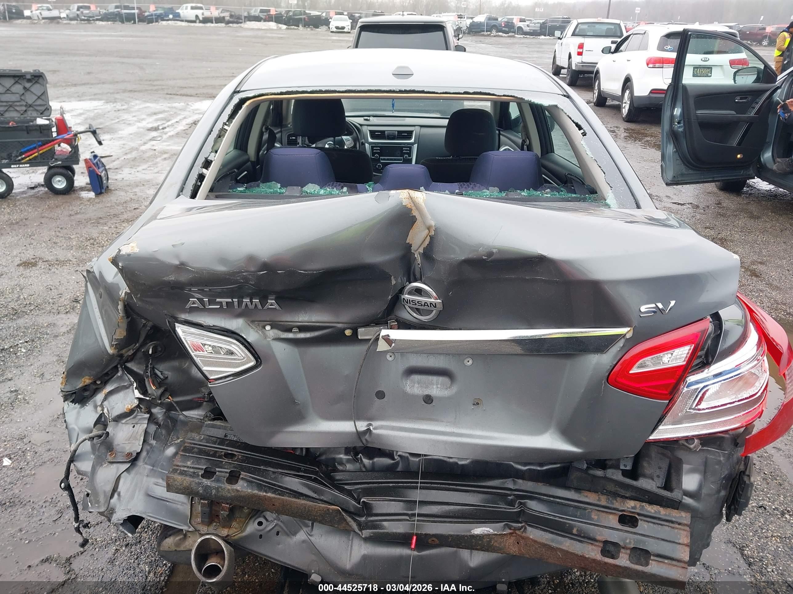 2017 Nissan Altima 2.5 Sv Gray vin: 1N4AL3AP1HC292721