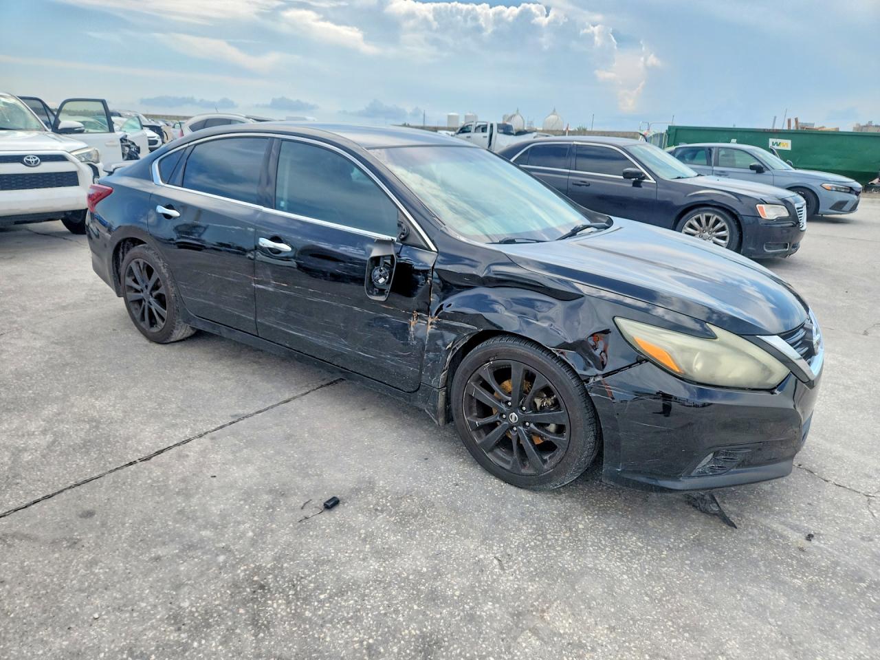 2017 Nissan Altima 2.5 Sr Black vin: 1N4AL3AP1HC293285