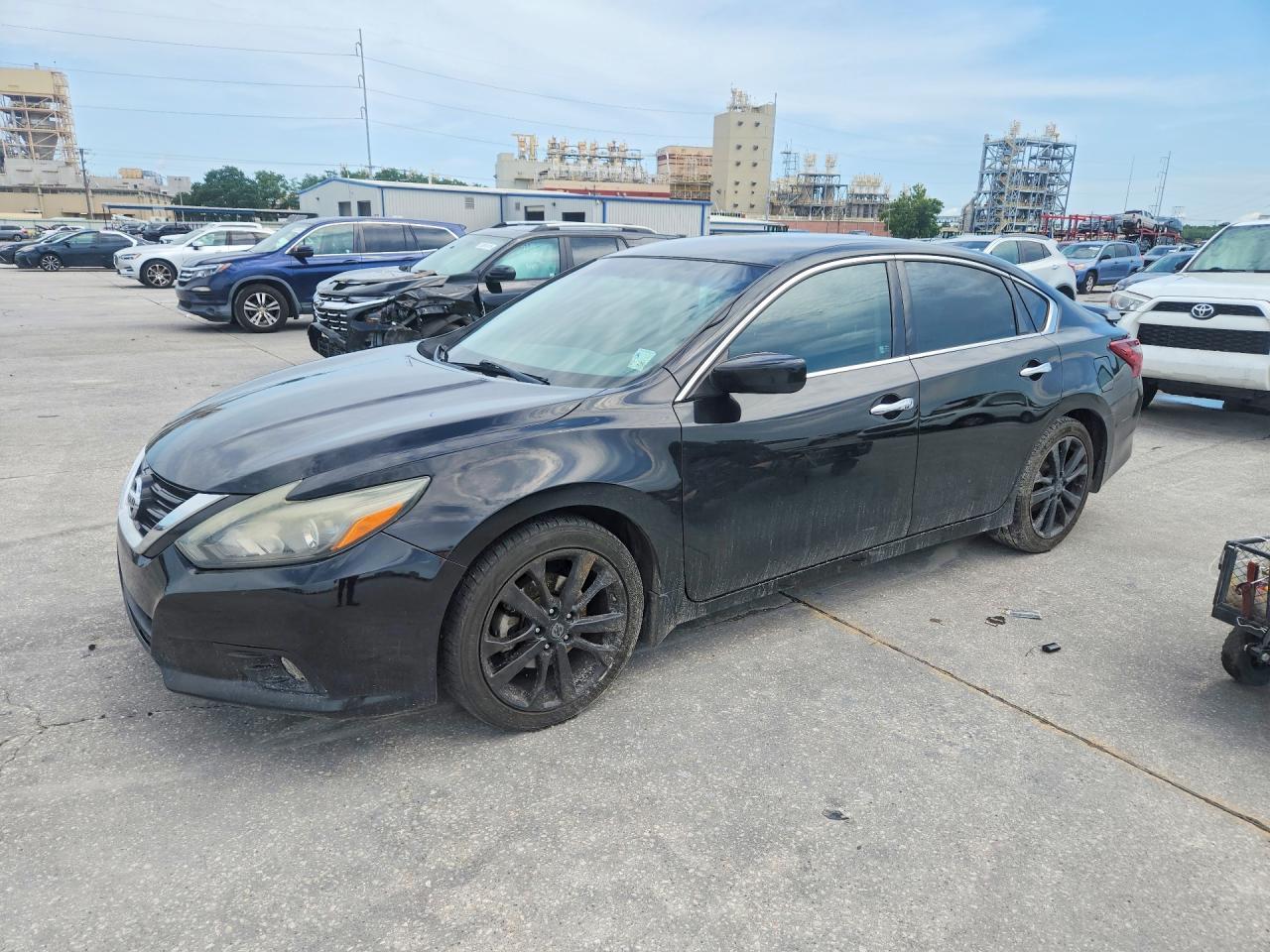 2017 Nissan Altima 2.5 Sr Black vin: 1N4AL3AP1HC293285