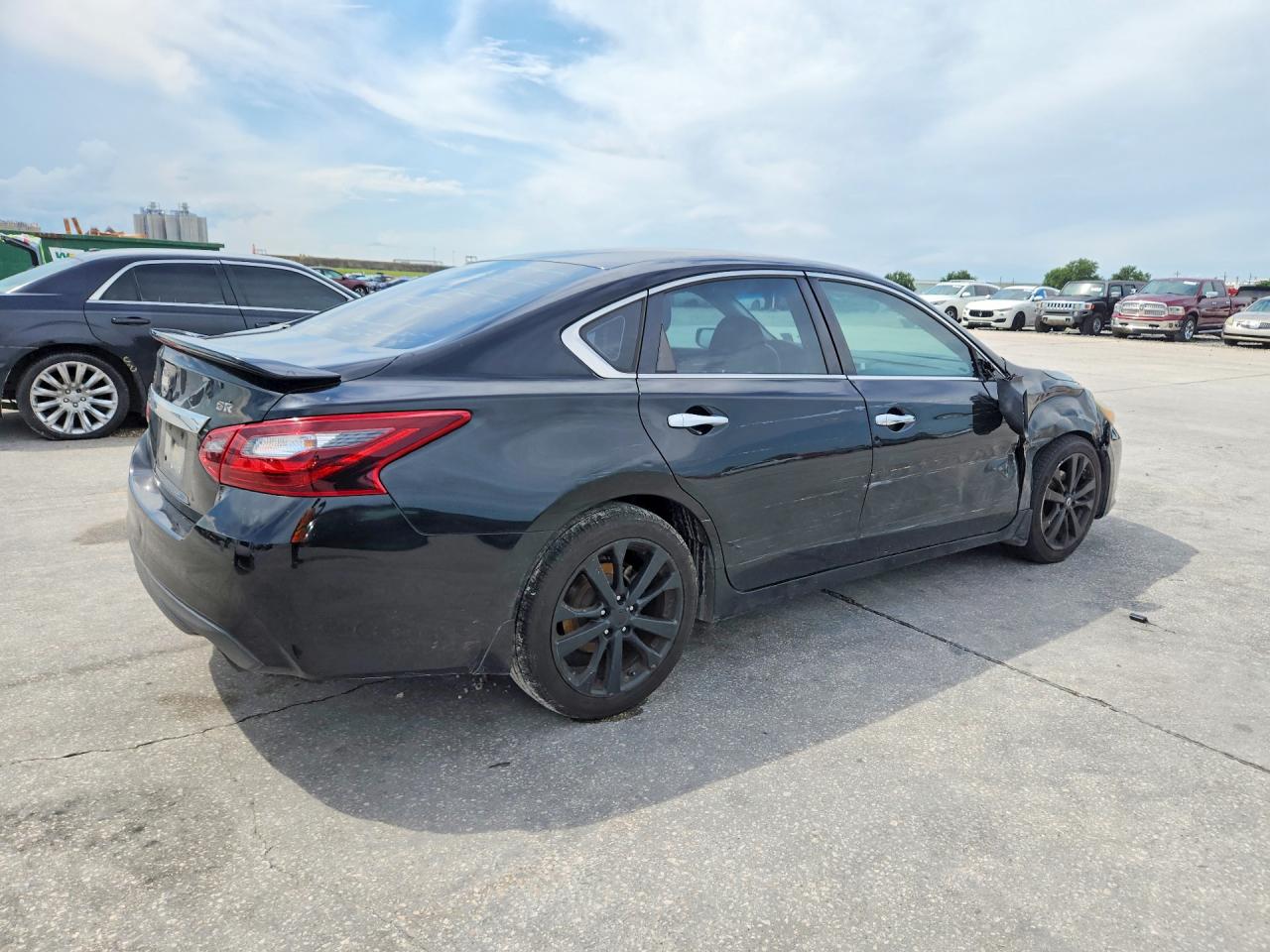2017 Nissan Altima 2.5 Sr Black vin: 1N4AL3AP1HC293285