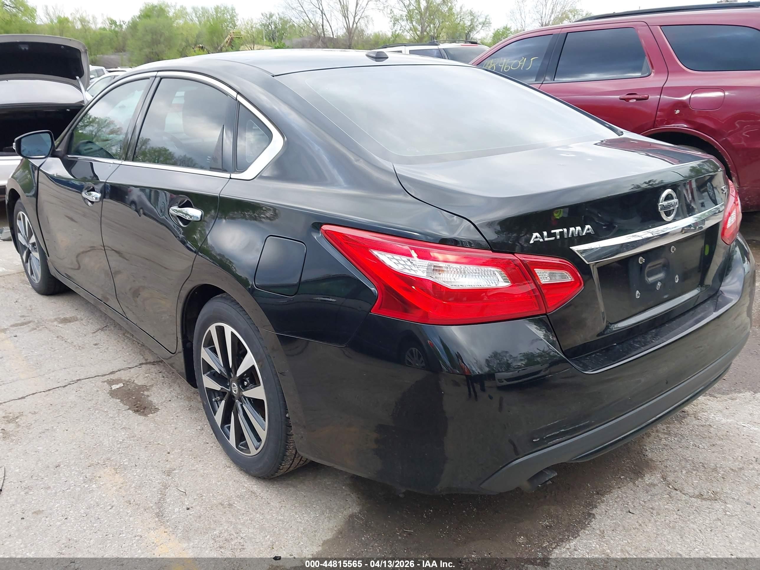 2017 Nissan Altima 2.5 Sl Черный vin: 1N4AL3AP1HC294047