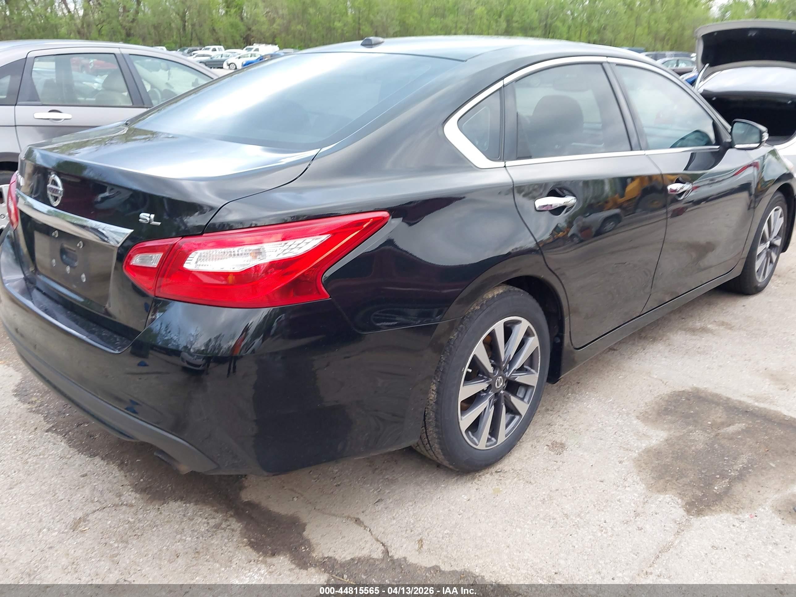 2017 Nissan Altima 2.5 Sl Черный vin: 1N4AL3AP1HC294047