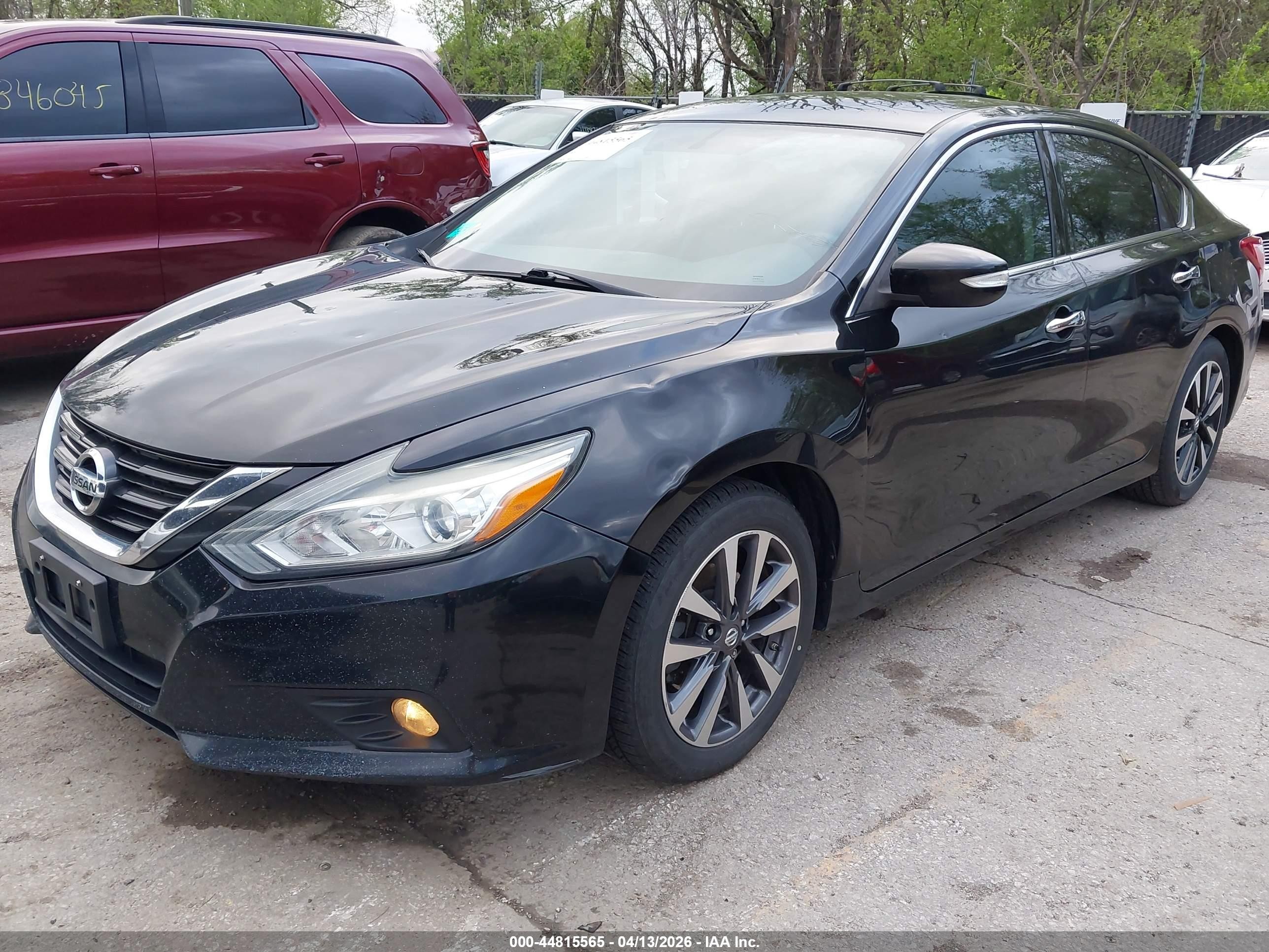 2017 Nissan Altima 2.5 Sl Черный vin: 1N4AL3AP1HC294047