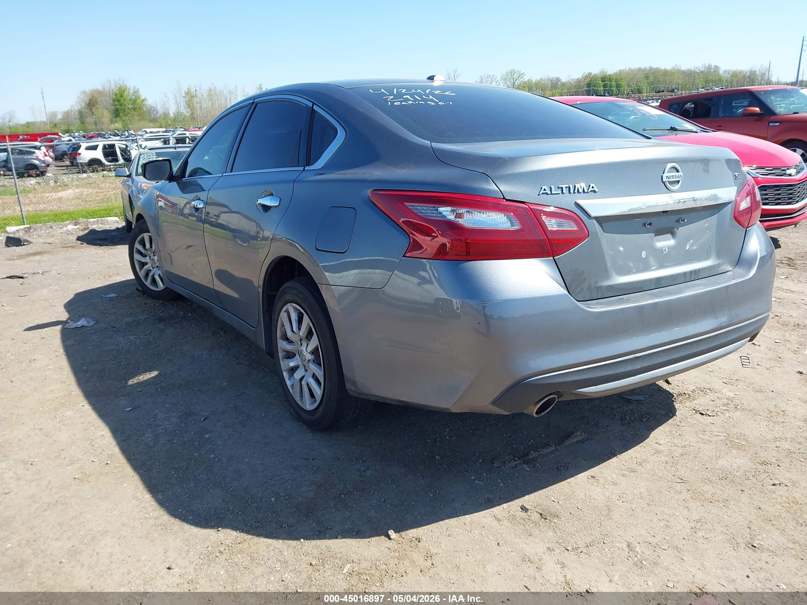 2018 Nissan Altima 2.5 Sl Gray vin: 1N4AL3AP1JC162914