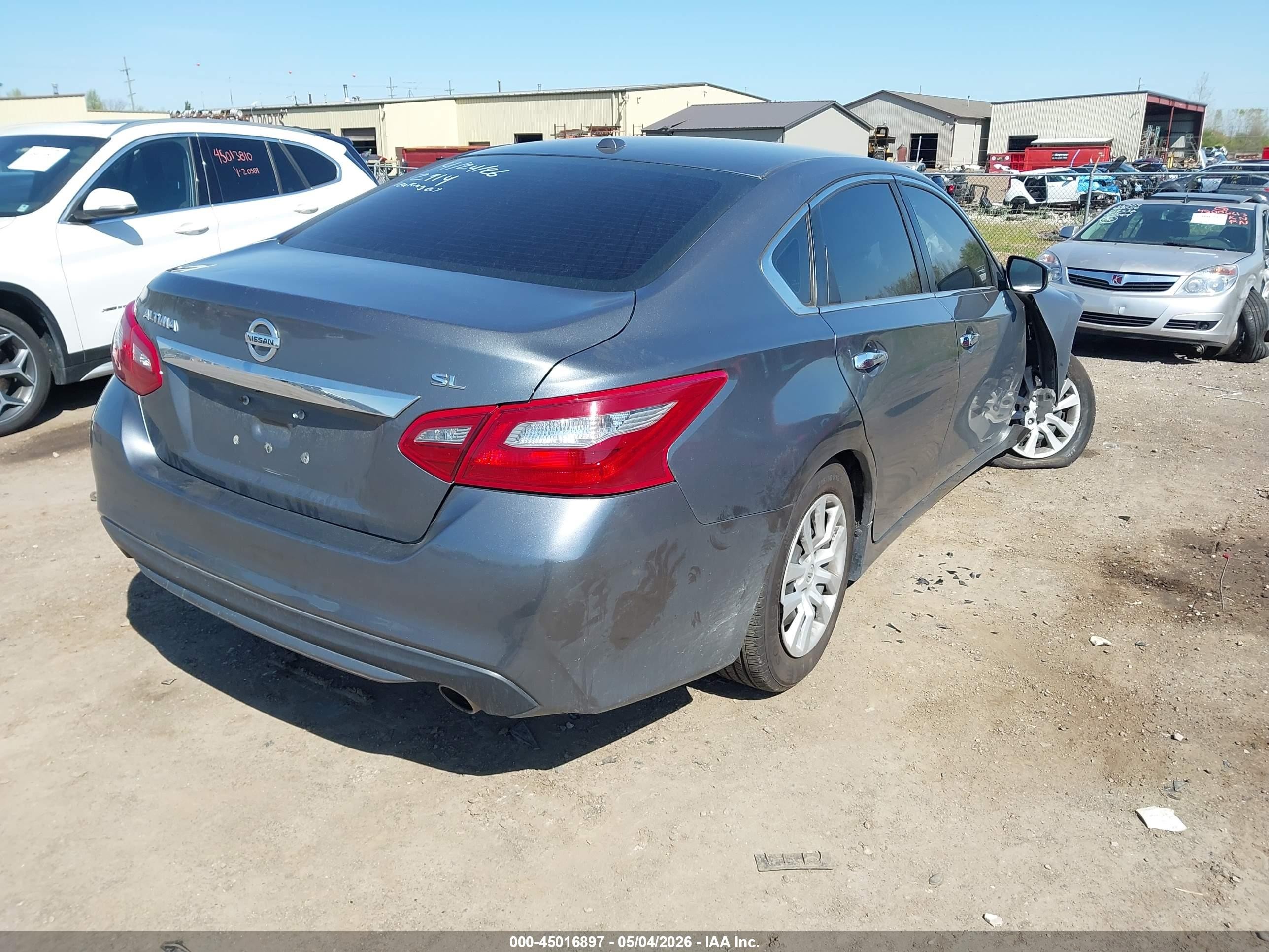 2018 Nissan Altima 2.5 Sl Gray vin: 1N4AL3AP1JC162914