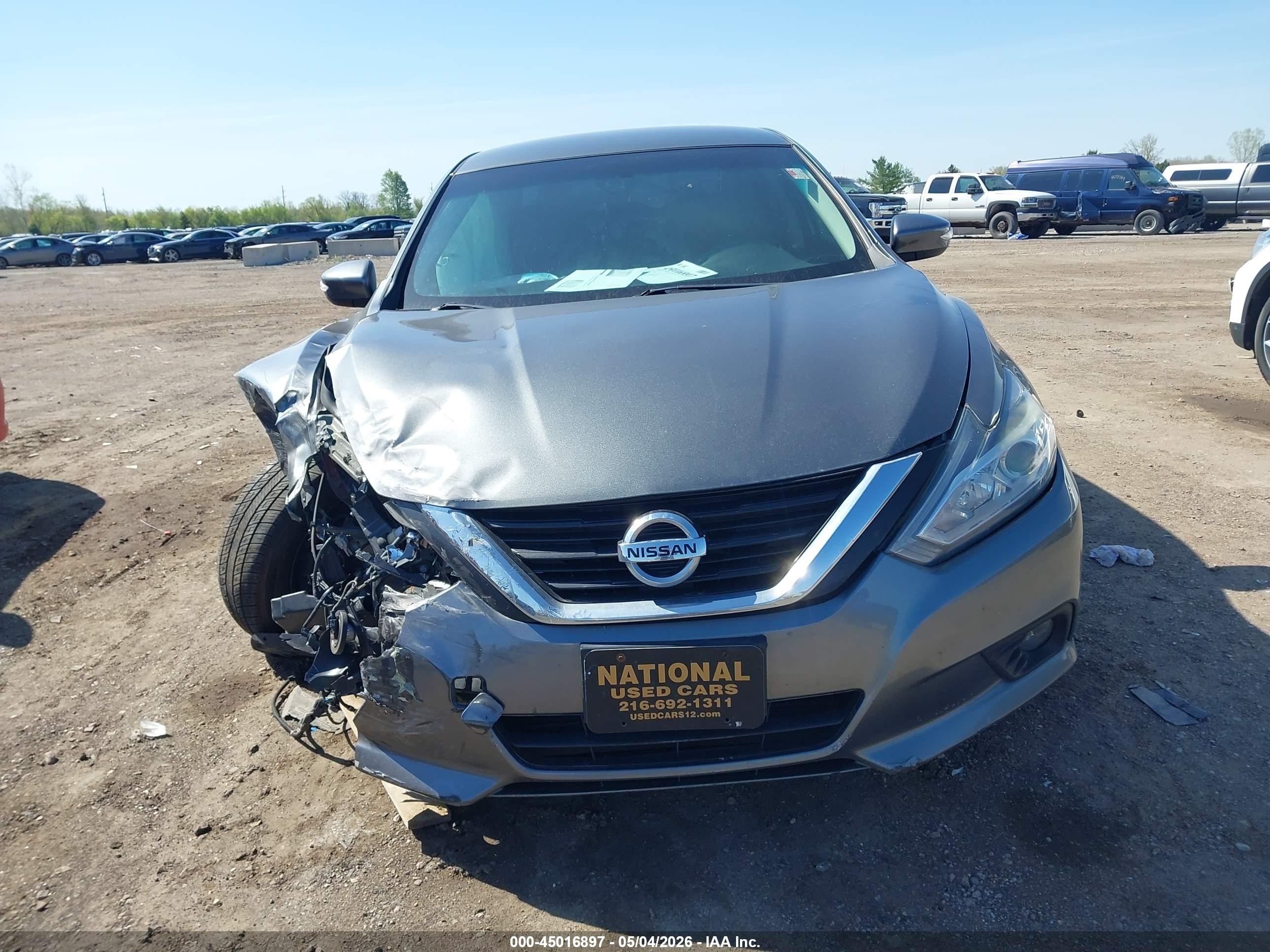 2018 Nissan Altima 2.5 Sl Gray vin: 1N4AL3AP1JC162914