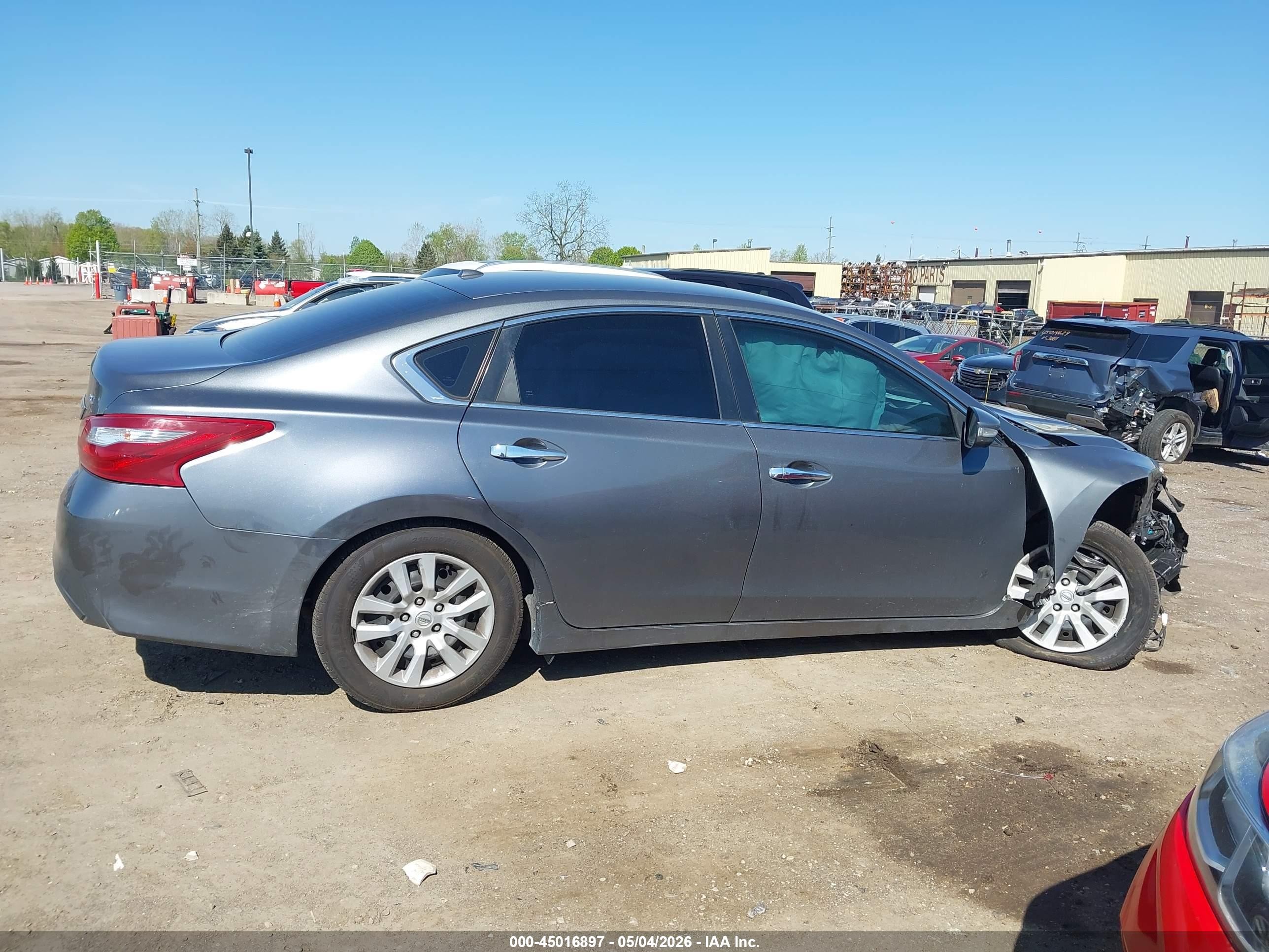 2018 Nissan Altima 2.5 Sl Gray vin: 1N4AL3AP1JC162914
