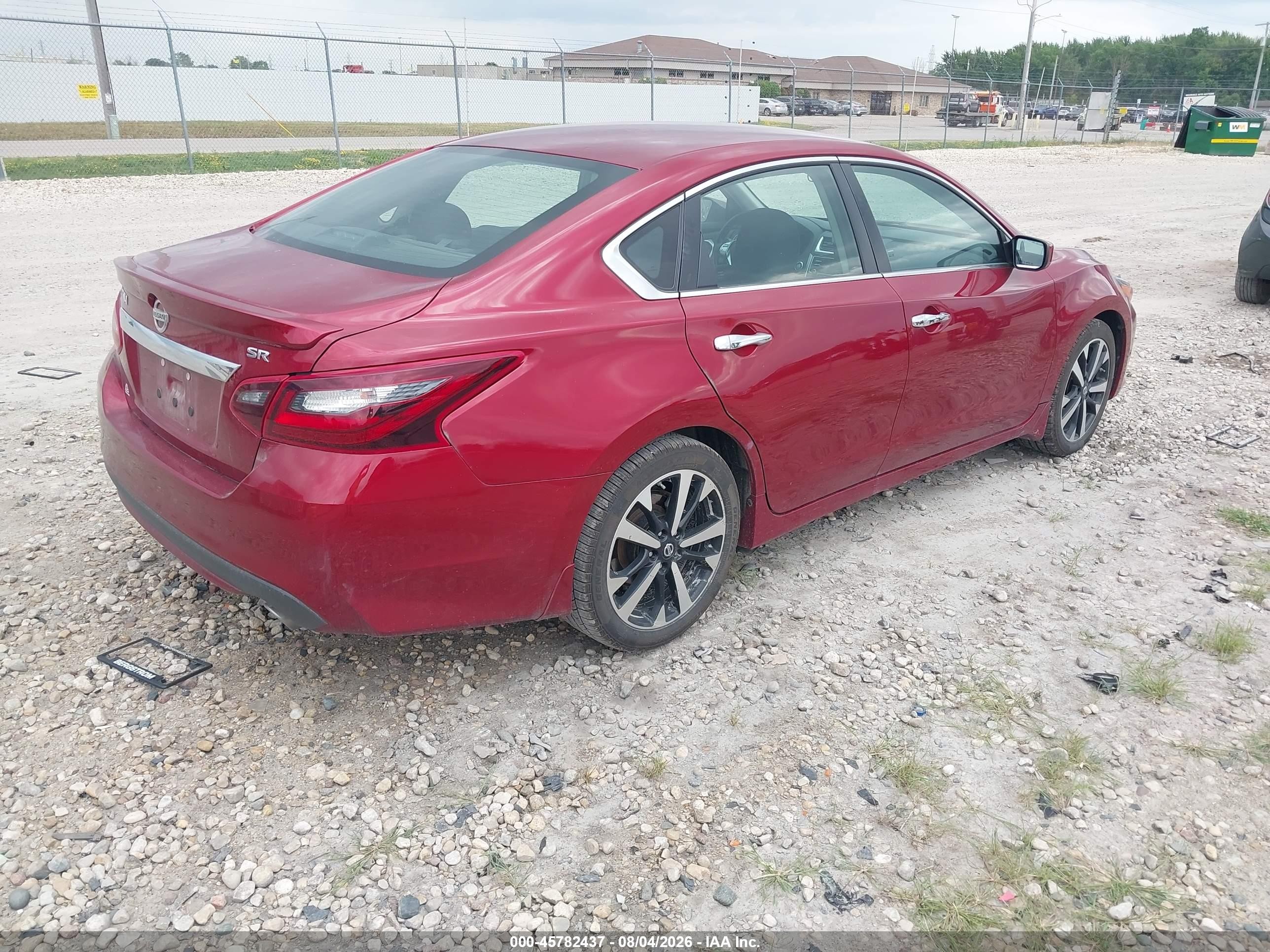 2018 Nissan Altima 2.5 Sr Red vin: 1N4AL3AP1JC224814