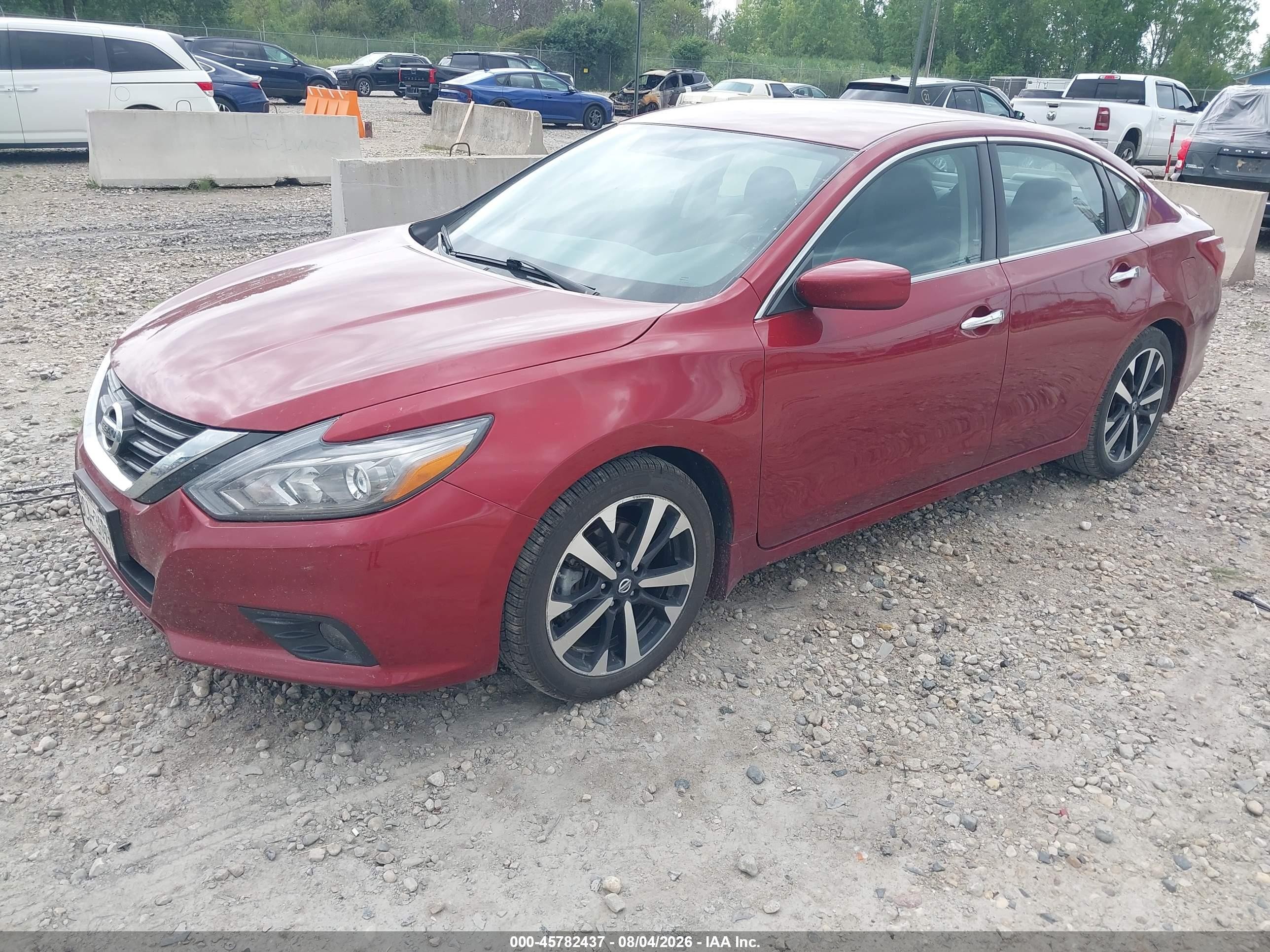 2018 Nissan Altima 2.5 Sr Red vin: 1N4AL3AP1JC224814