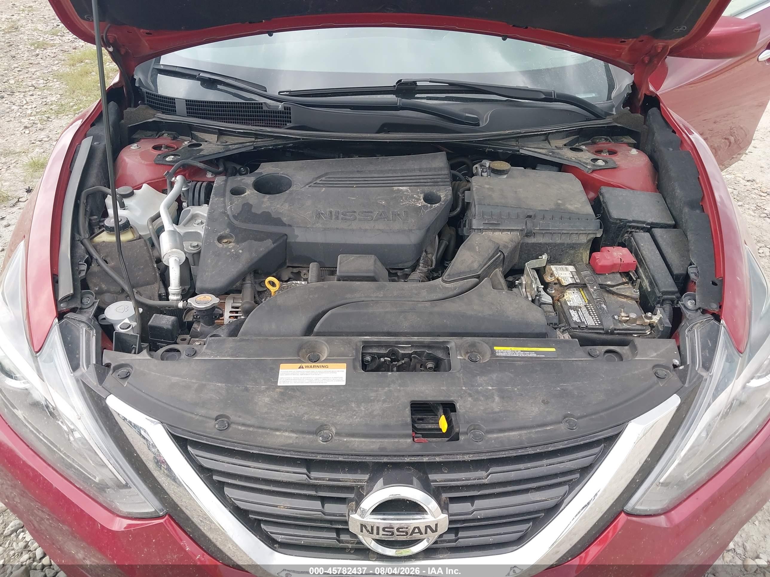 2018 Nissan Altima 2.5 Sr Red vin: 1N4AL3AP1JC224814