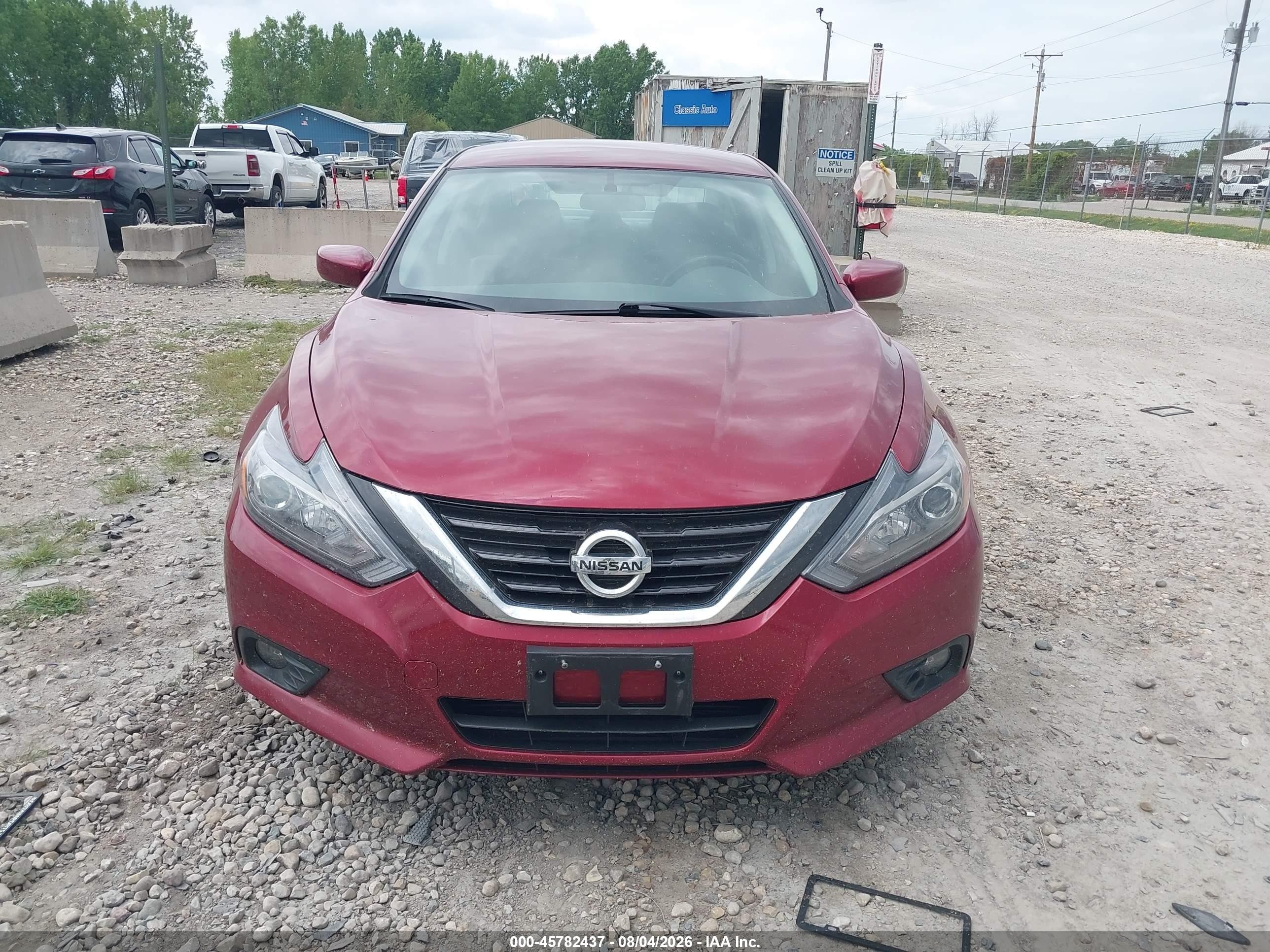 2018 Nissan Altima 2.5 Sr Red vin: 1N4AL3AP1JC224814