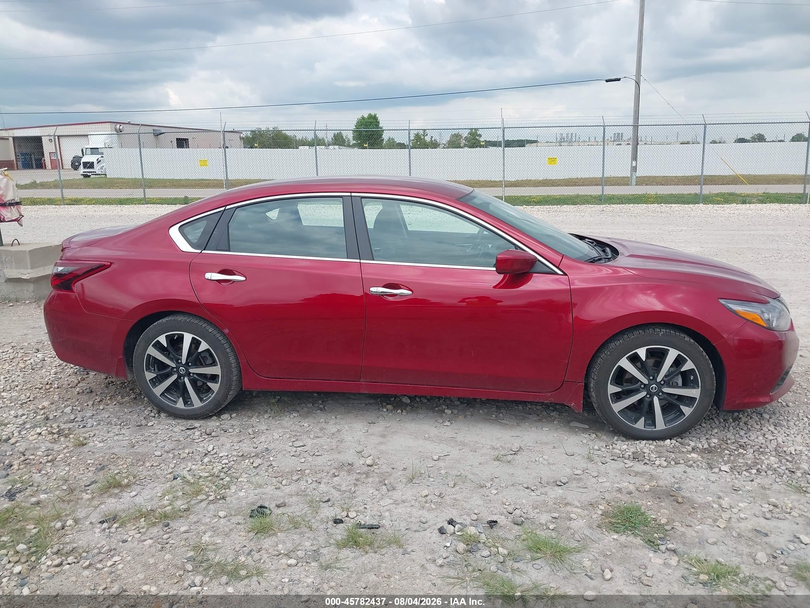 2018 Nissan Altima 2.5 Sr Red vin: 1N4AL3AP1JC224814