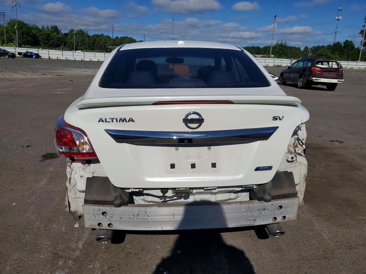 2013 Nissan Altima 2.5 White vin: 1N4AL3AP2DC100913