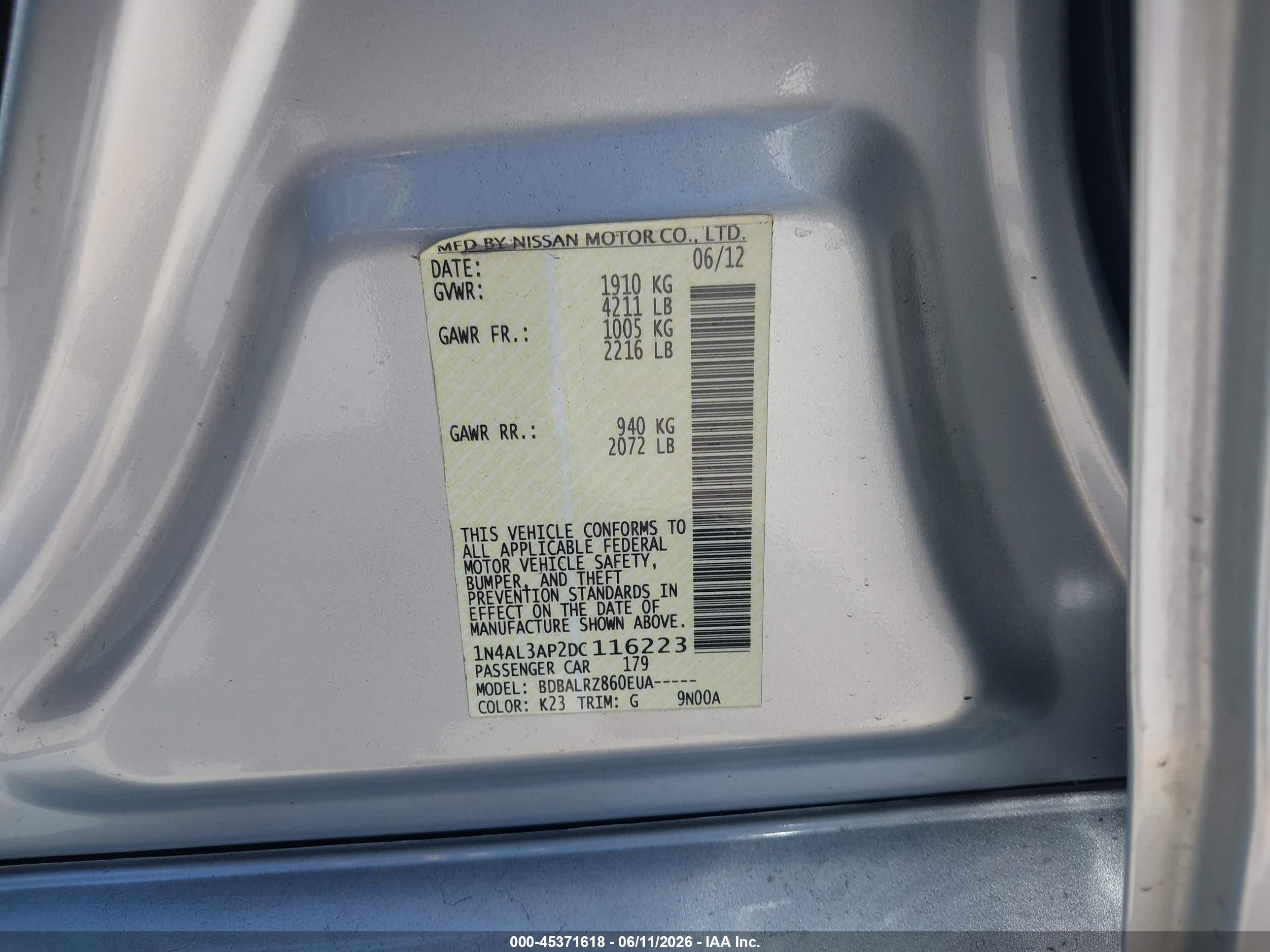 2013 Nissan Altima 2.5 S Серебряный vin: 1N4AL3AP2DC116223