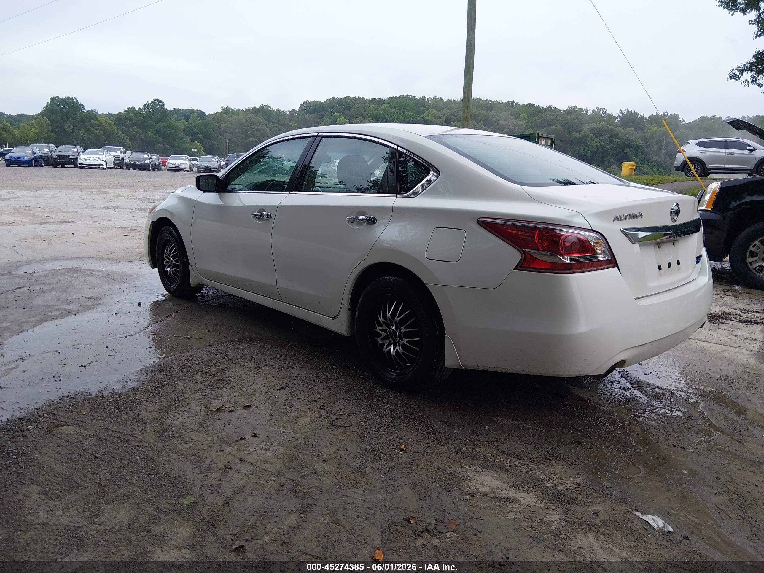 2013 Nissan Altima 2.5 S White vin: 1N4AL3AP2DC125150