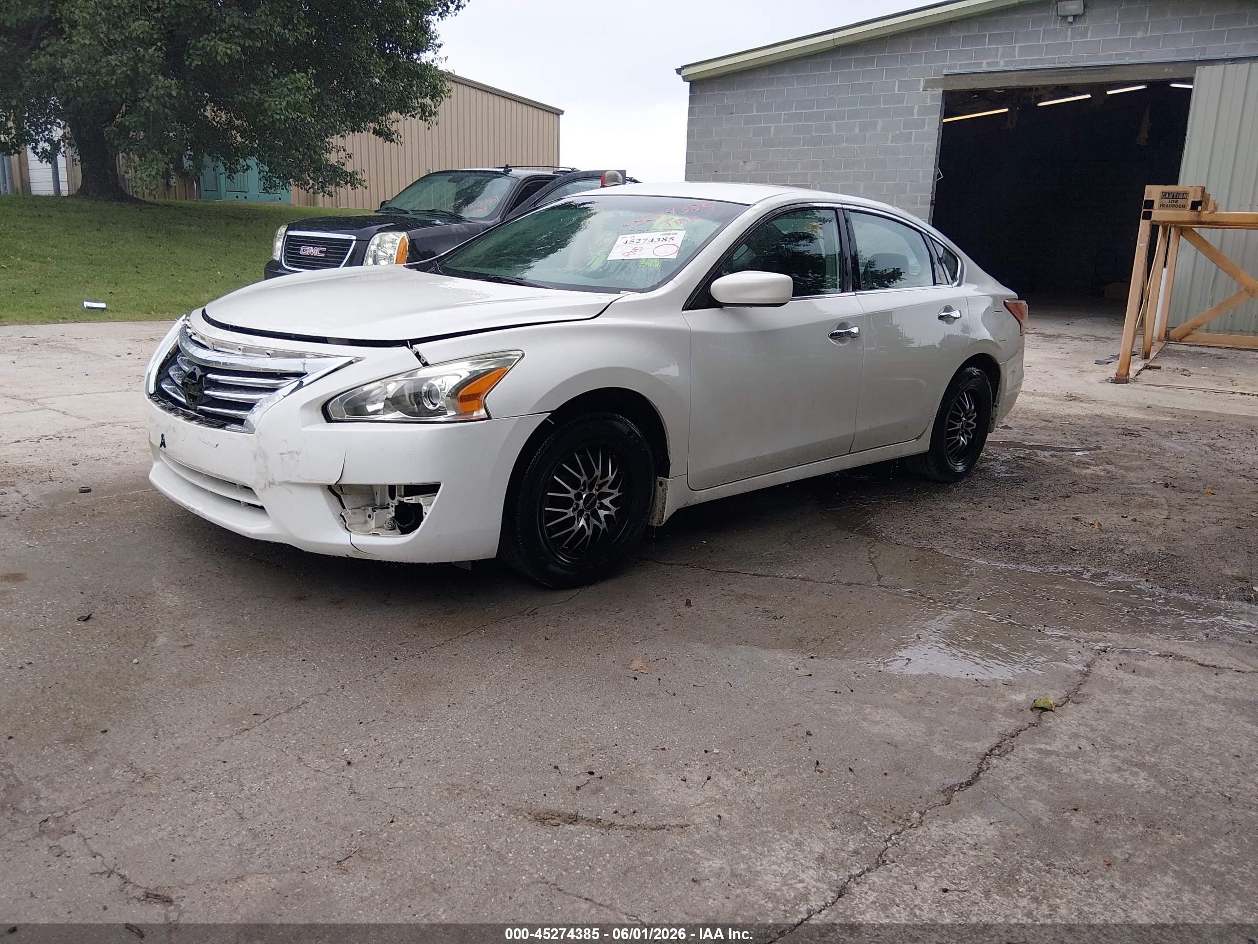 2013 Nissan Altima 2.5 S White vin: 1N4AL3AP2DC125150