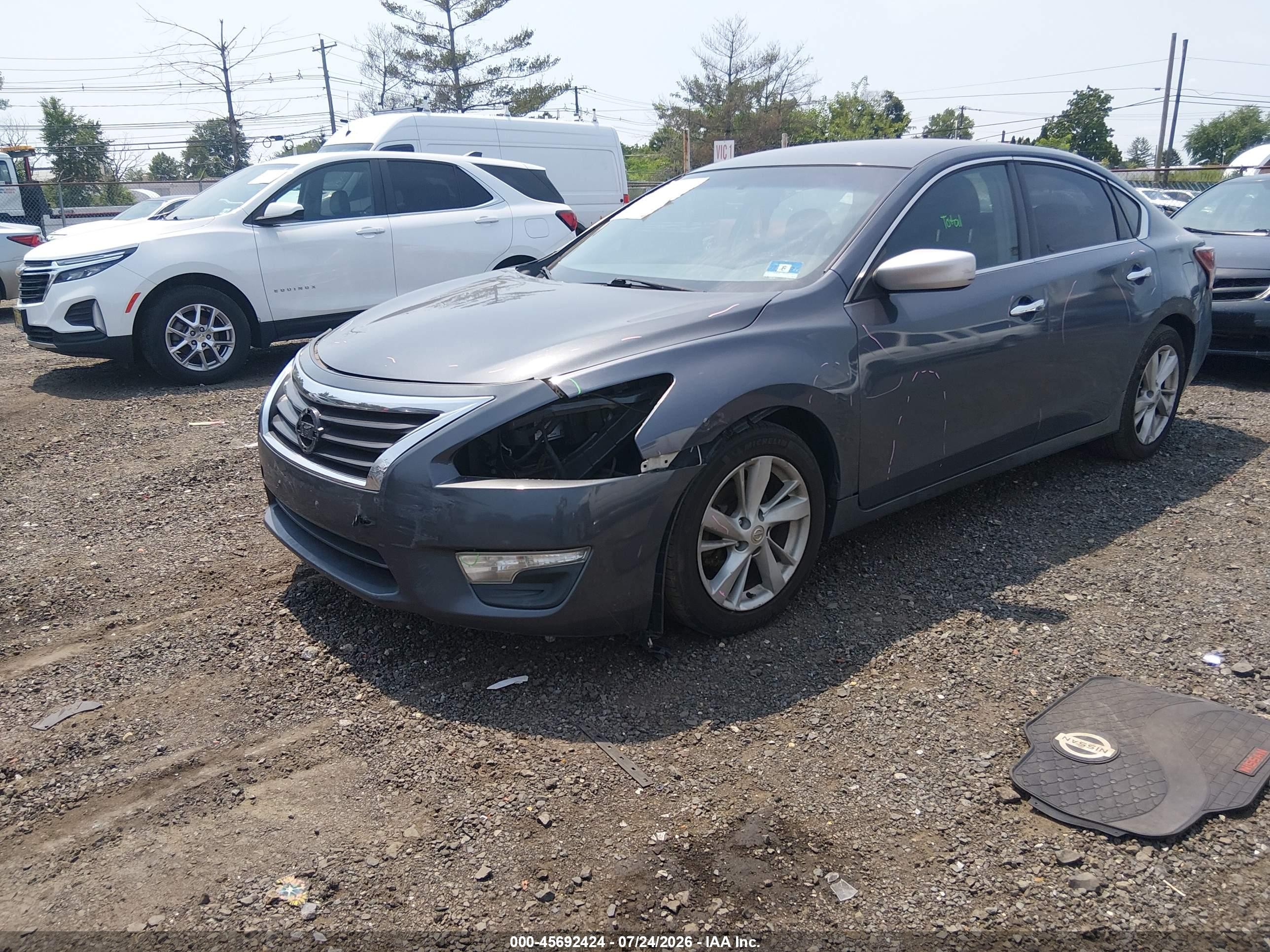 2013 Nissan Altima 2.5 Sv Gray vin: 1N4AL3AP2DC128811