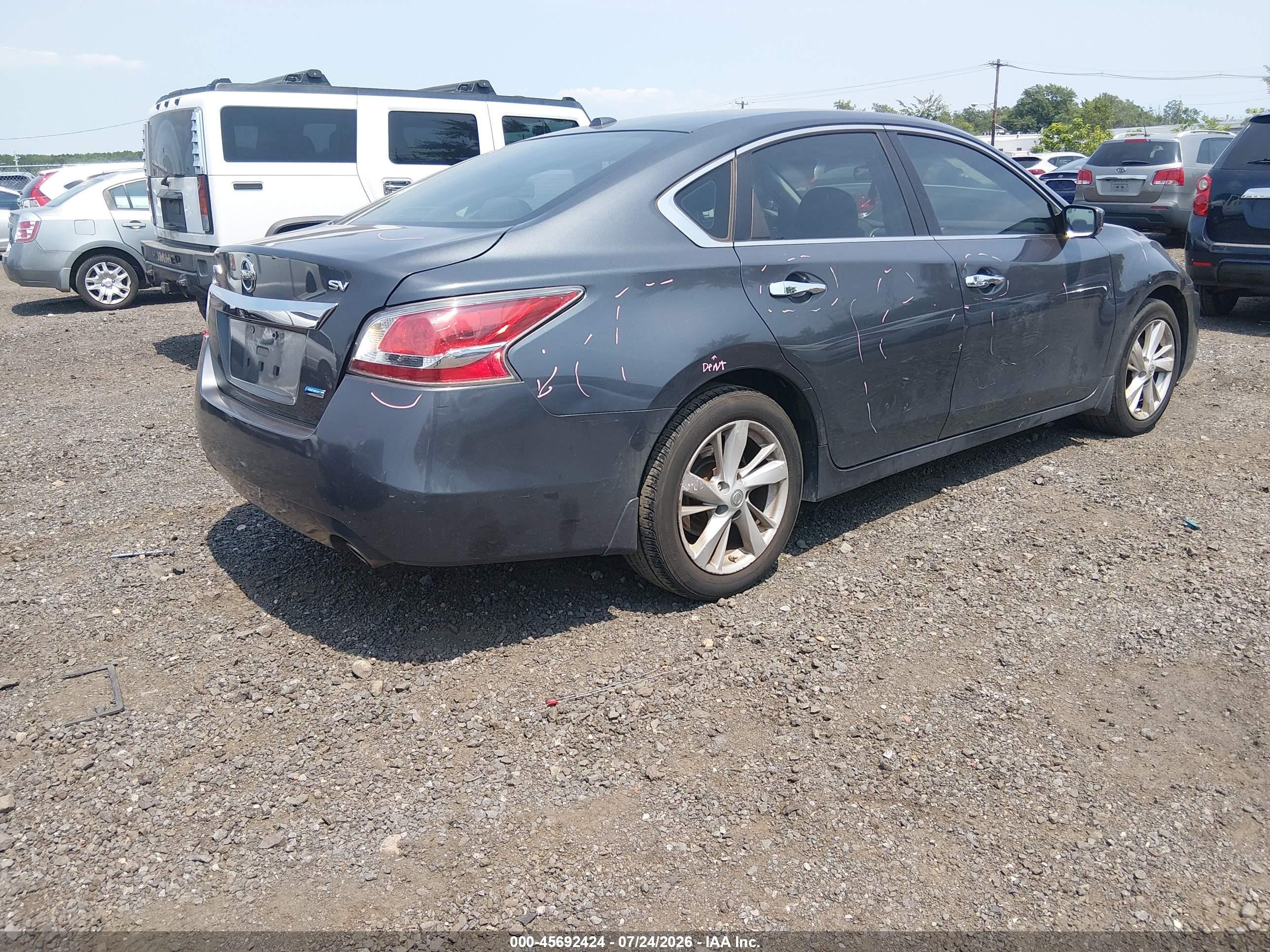 2013 Nissan Altima 2.5 Sv Gray vin: 1N4AL3AP2DC128811