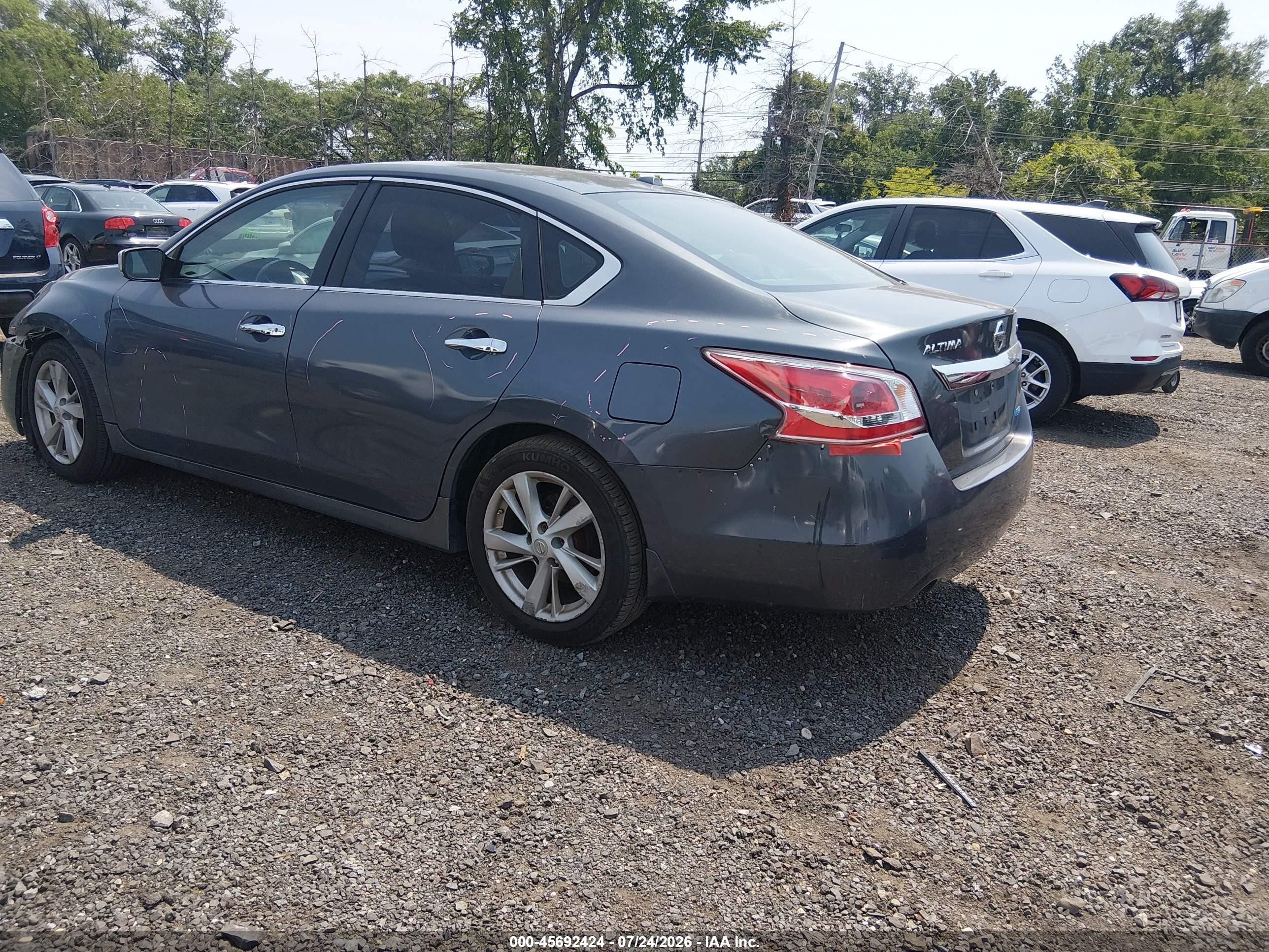 2013 Nissan Altima 2.5 Sv Gray vin: 1N4AL3AP2DC128811
