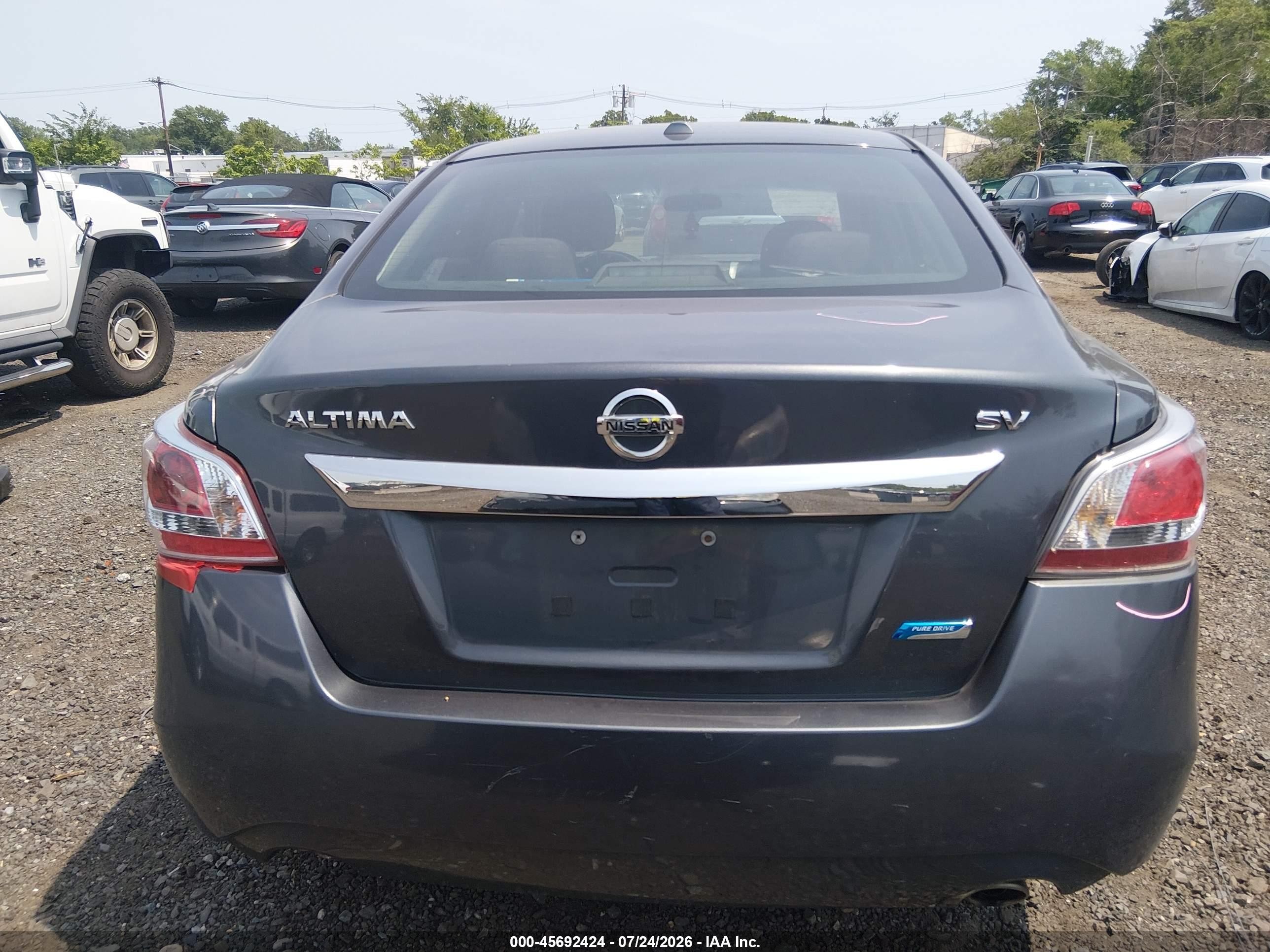 2013 Nissan Altima 2.5 Sv Gray vin: 1N4AL3AP2DC128811