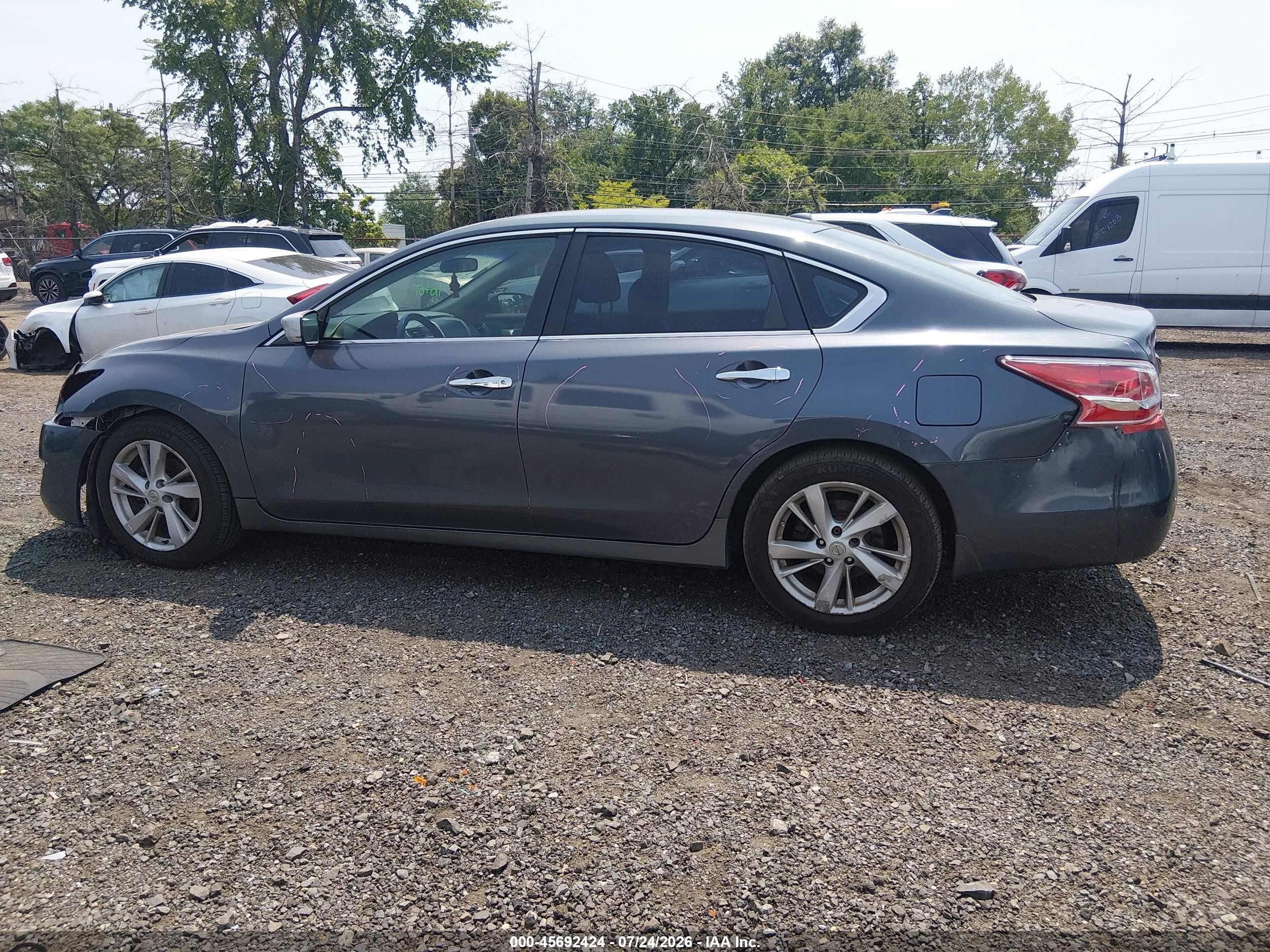 2013 Nissan Altima 2.5 Sv Gray vin: 1N4AL3AP2DC128811