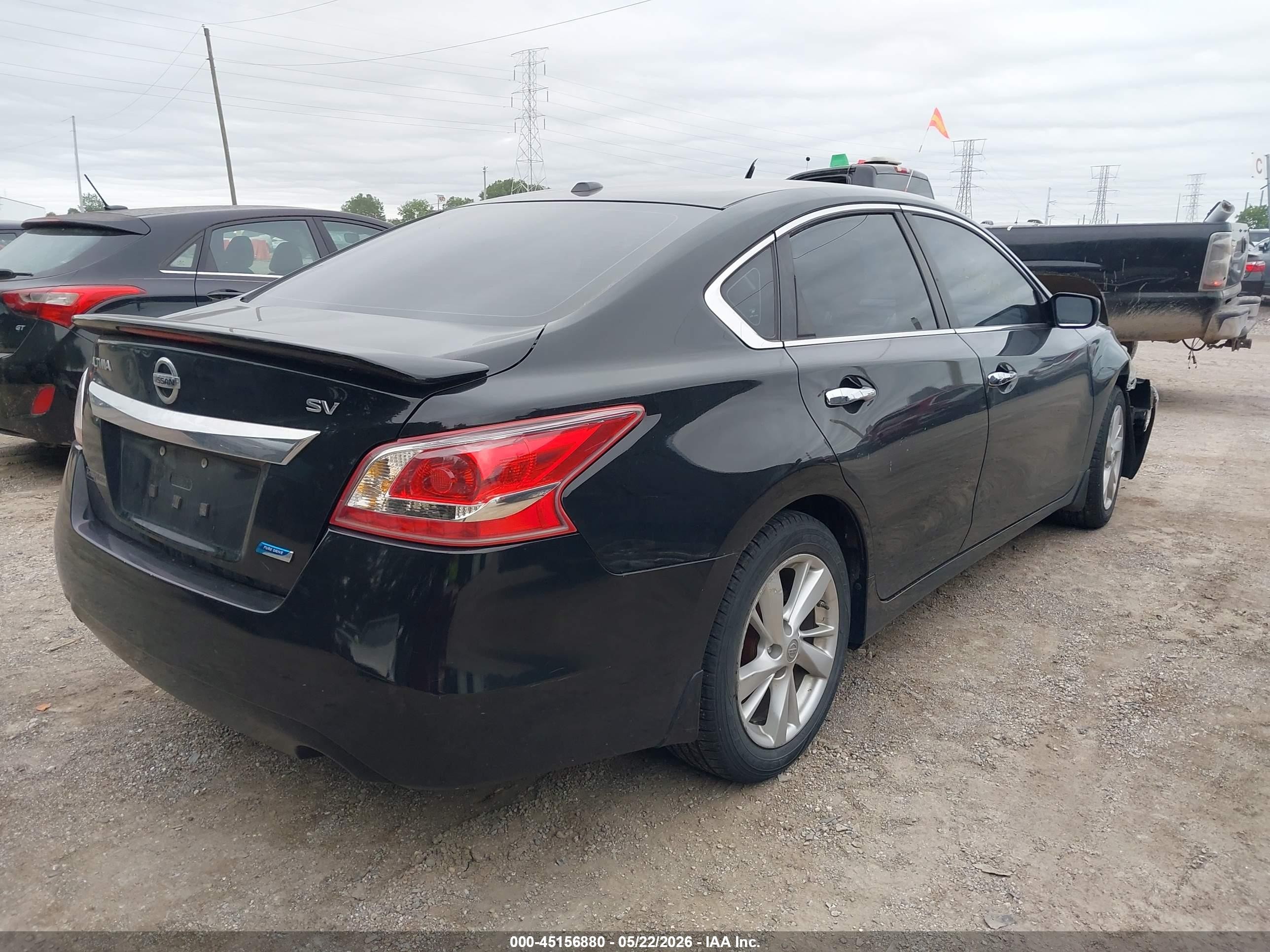 2013 Nissan Altima 2.5 Sv Black vin: 1N4AL3AP2DC133569
