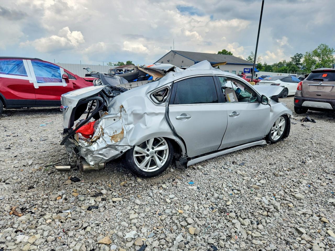 2013 Nissan Altima 2.5/s/sv/sl Silver vin: 1N4AL3AP2DC152056