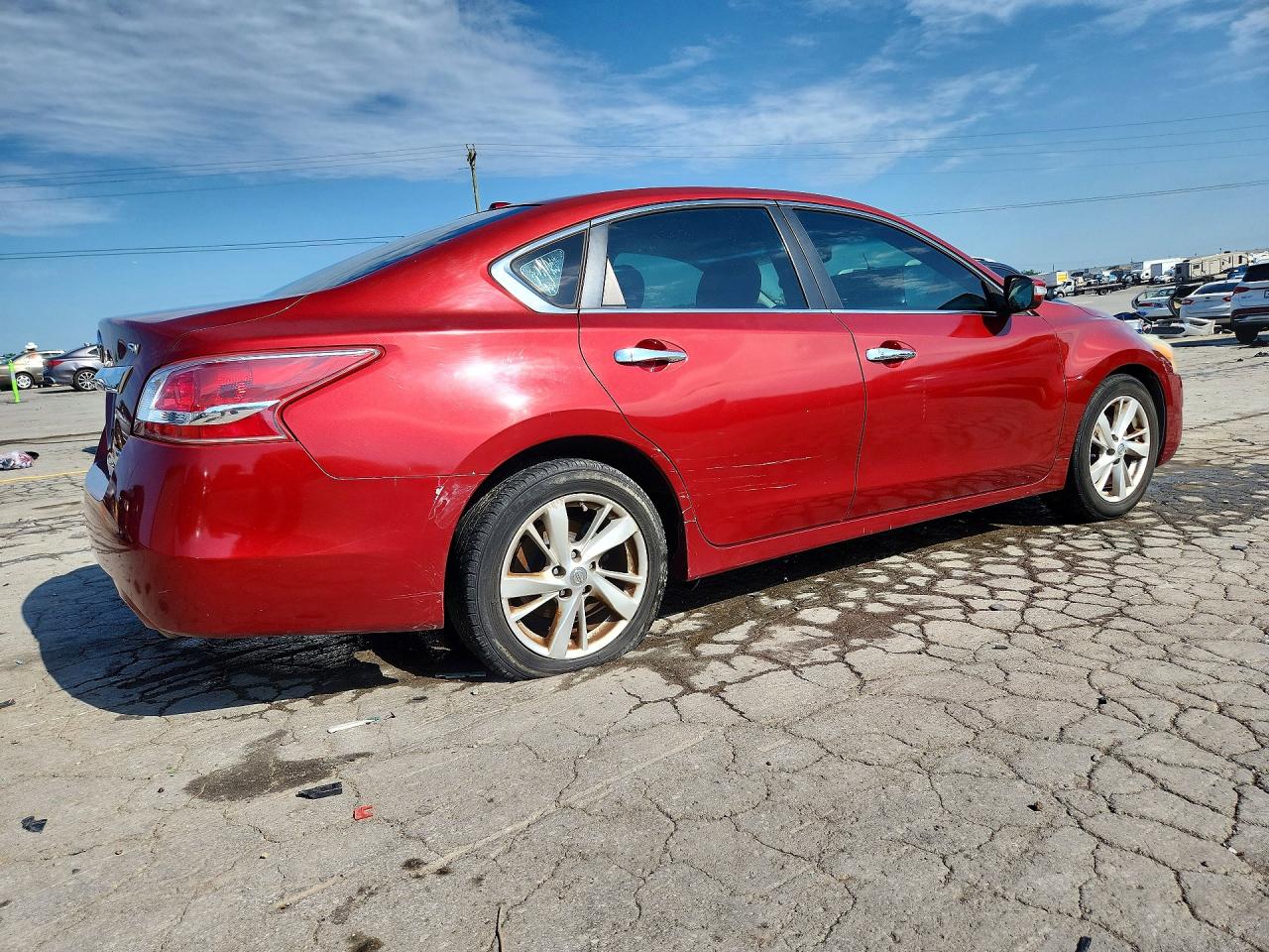2013 Nissan Altima 2.5 Красный vin: 1N4AL3AP2DC155751
