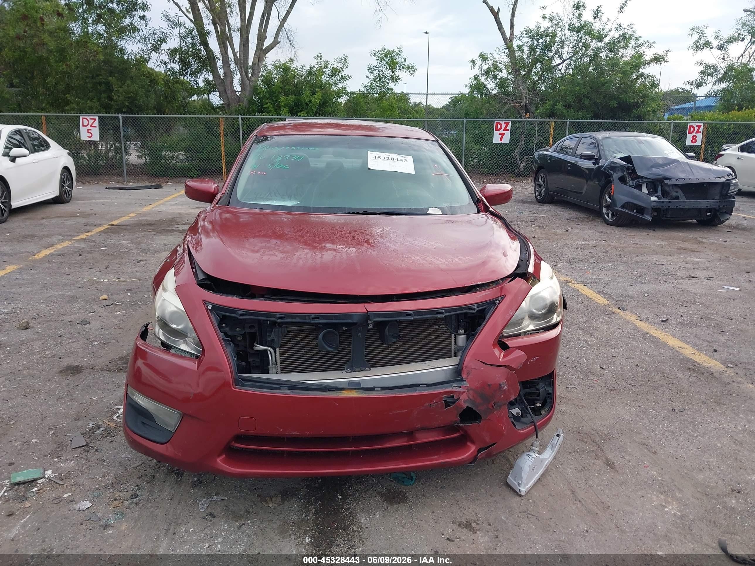 2013 Nissan Altima 2.5 S Red vin: 1N4AL3AP2DC159797