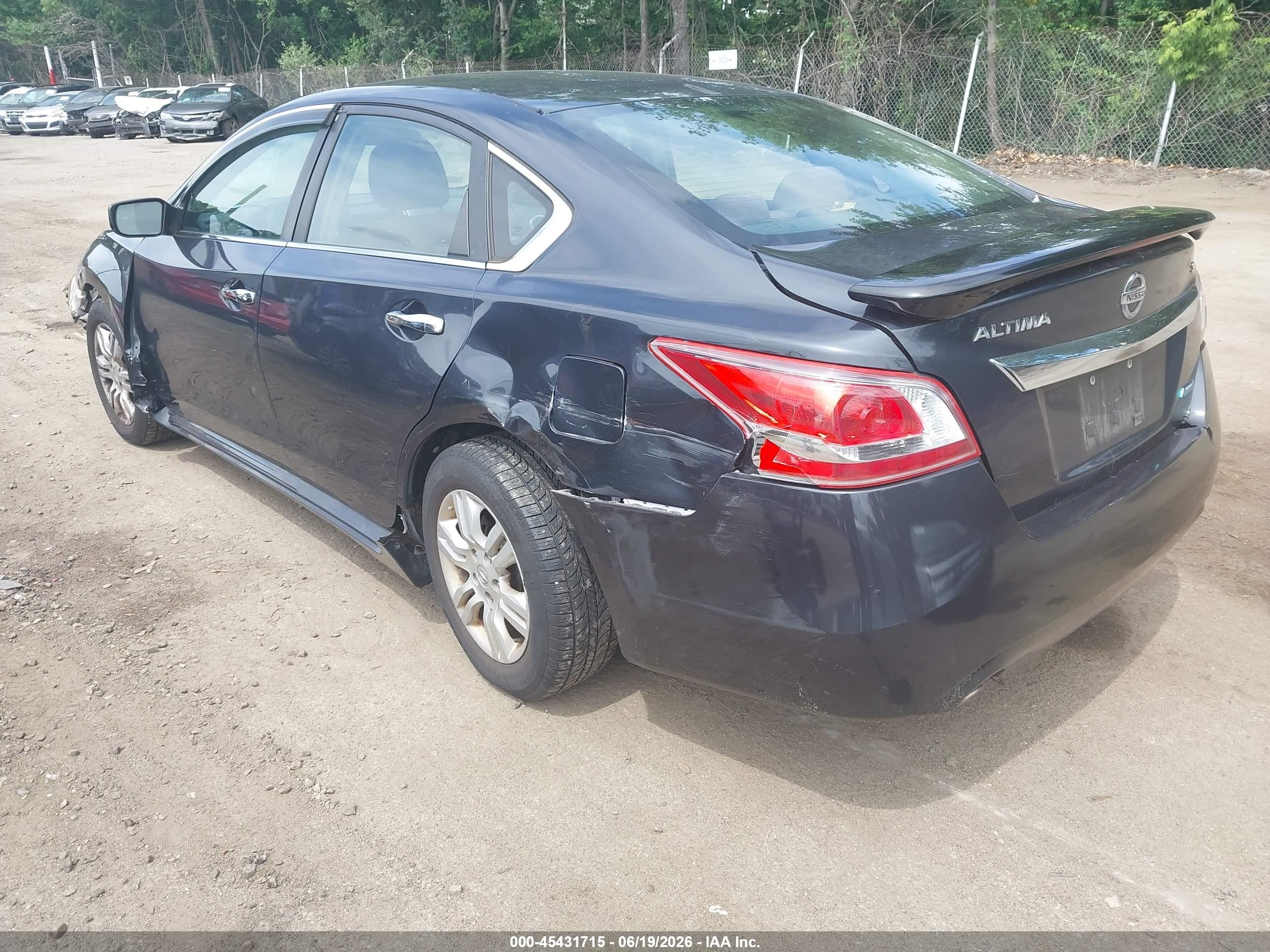 2013 Nissan Altima 2.5 S Black vin: 1N4AL3AP2DC231128