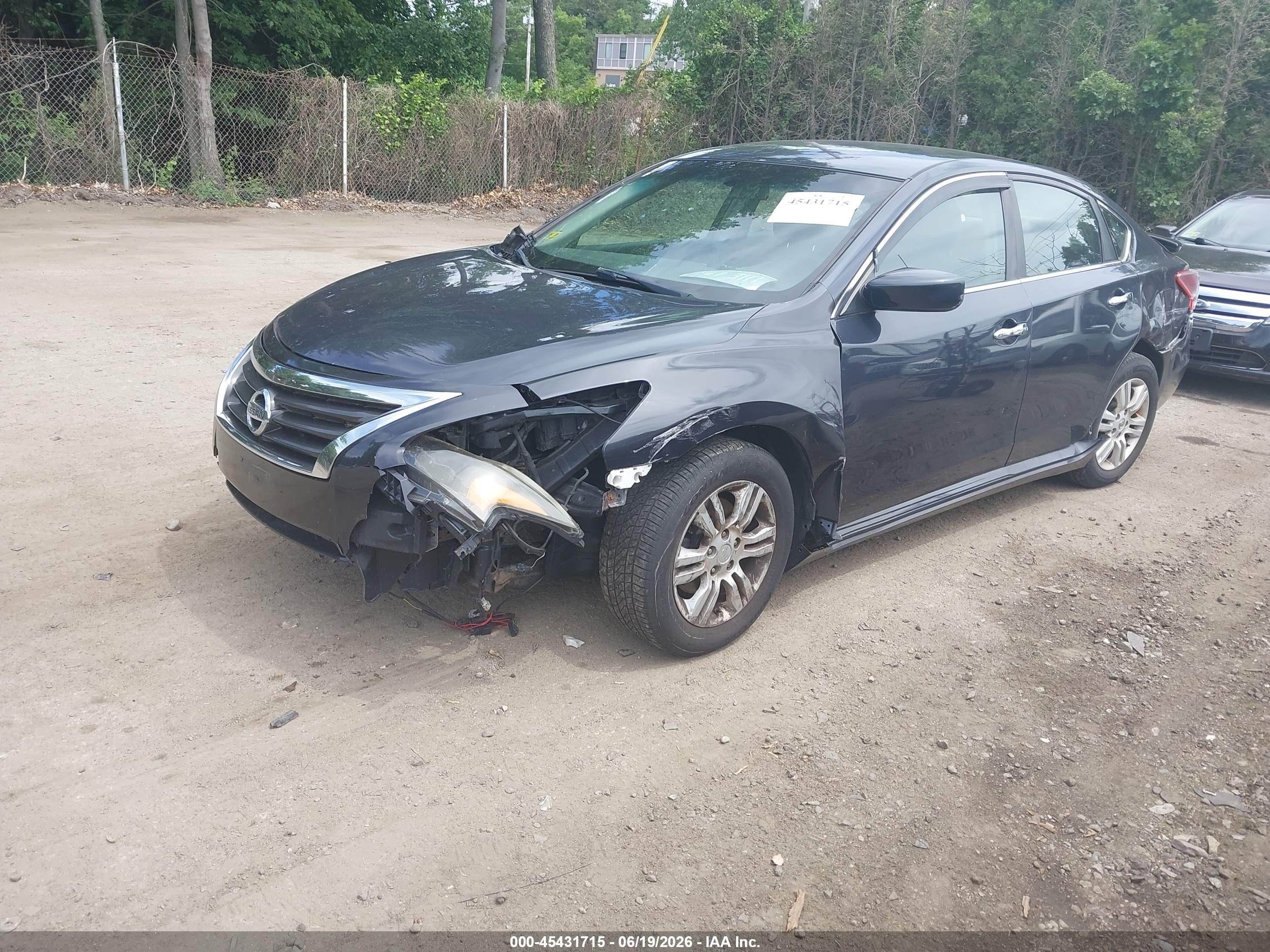 2013 Nissan Altima 2.5 S Black vin: 1N4AL3AP2DC231128