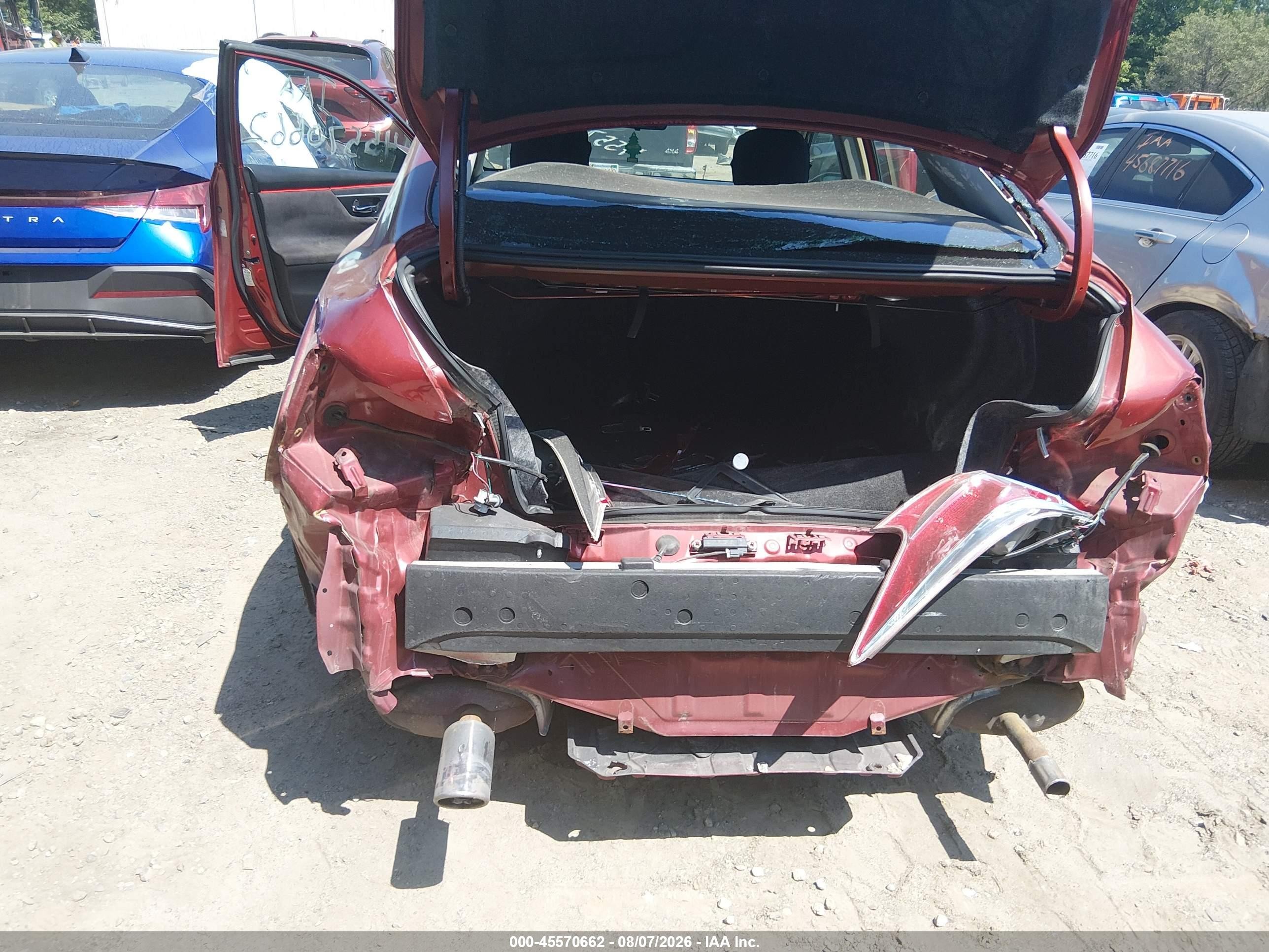 2013 Nissan Altima 2.5 S Red vin: 1N4AL3AP2DC240864