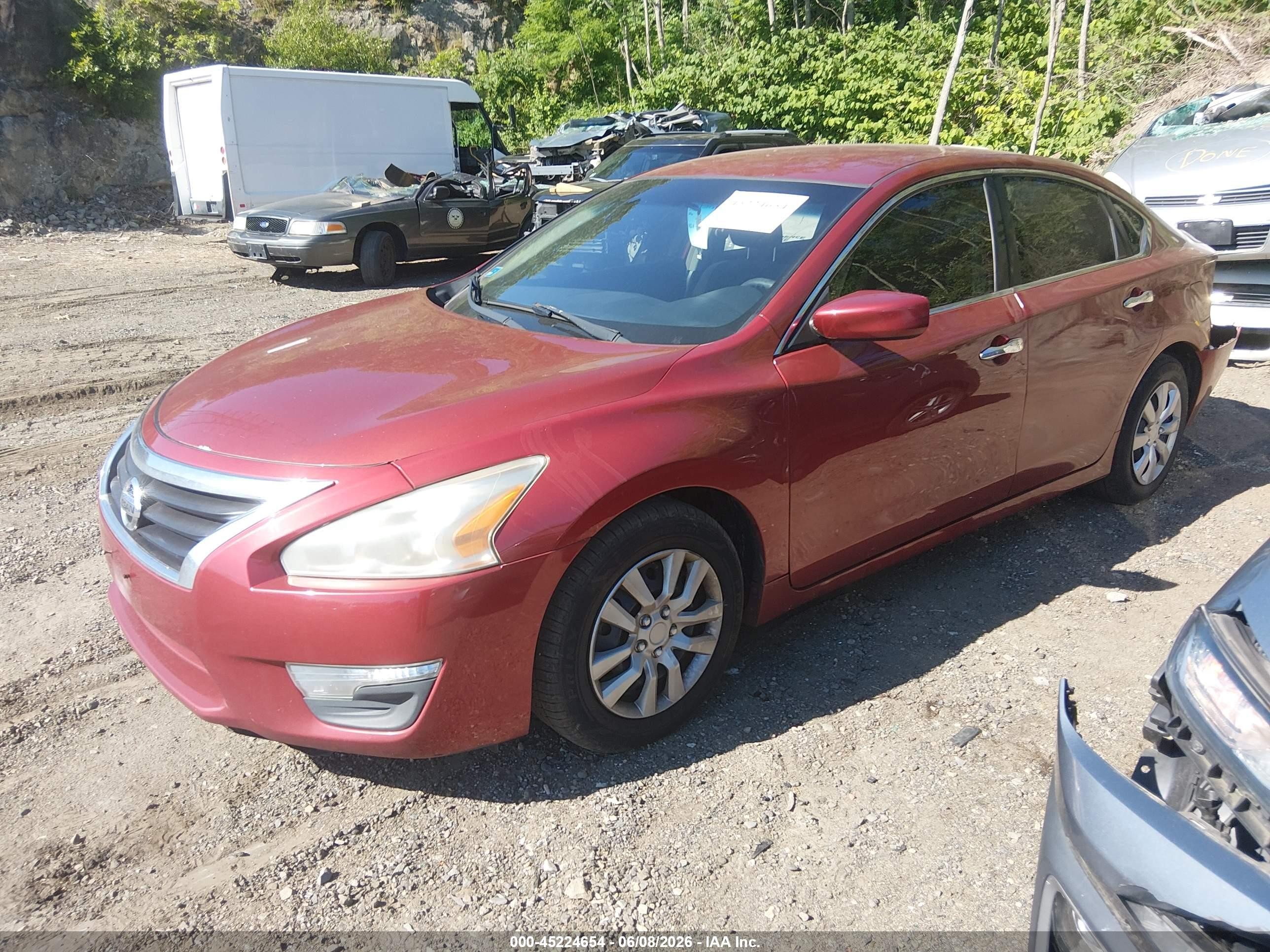 2013 Nissan Altima 2.5 S Красный vin: 1N4AL3AP2DC245661