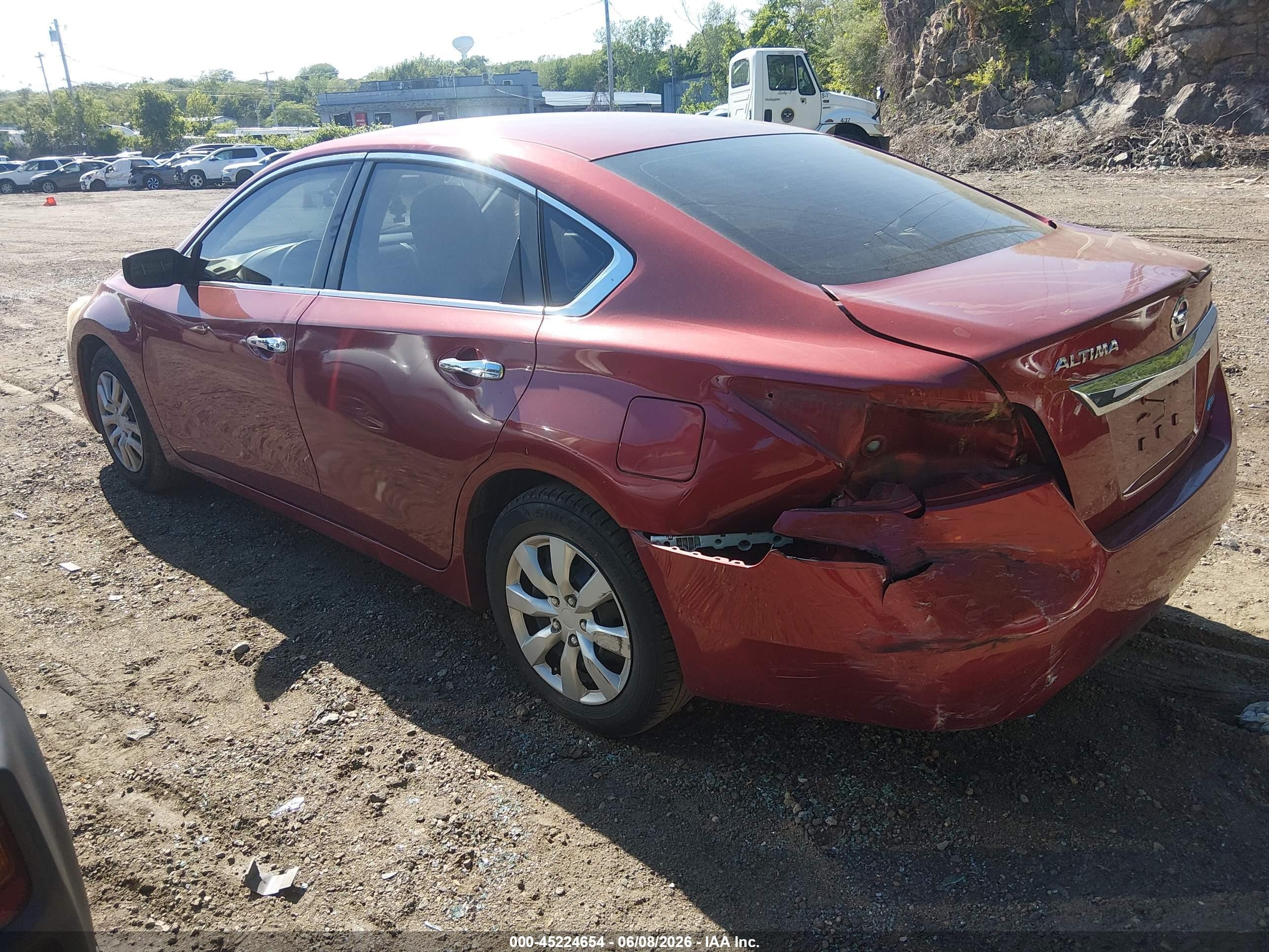 2013 Nissan Altima 2.5 S Красный vin: 1N4AL3AP2DC245661