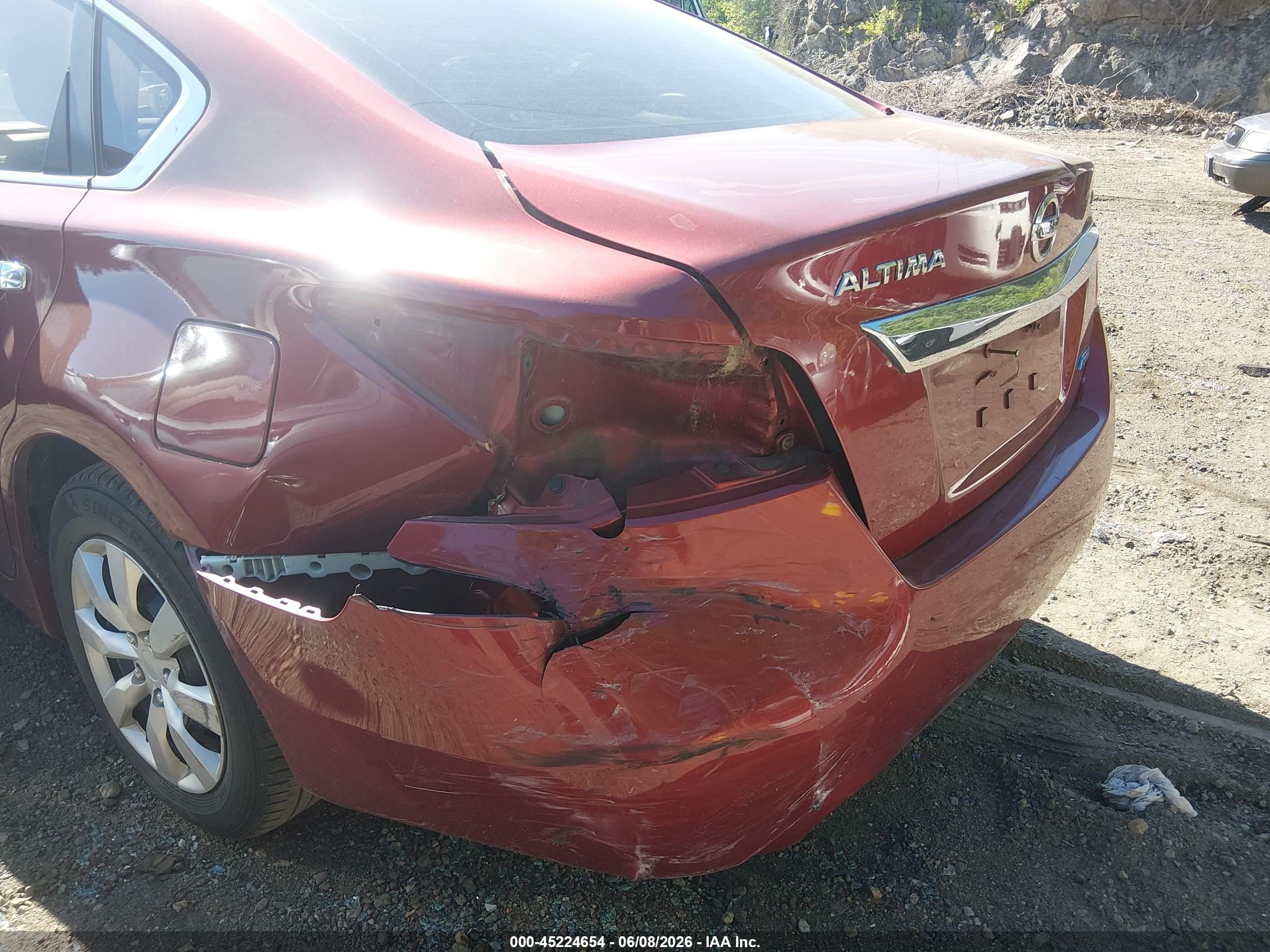 2013 Nissan Altima 2.5 S Красный vin: 1N4AL3AP2DC245661