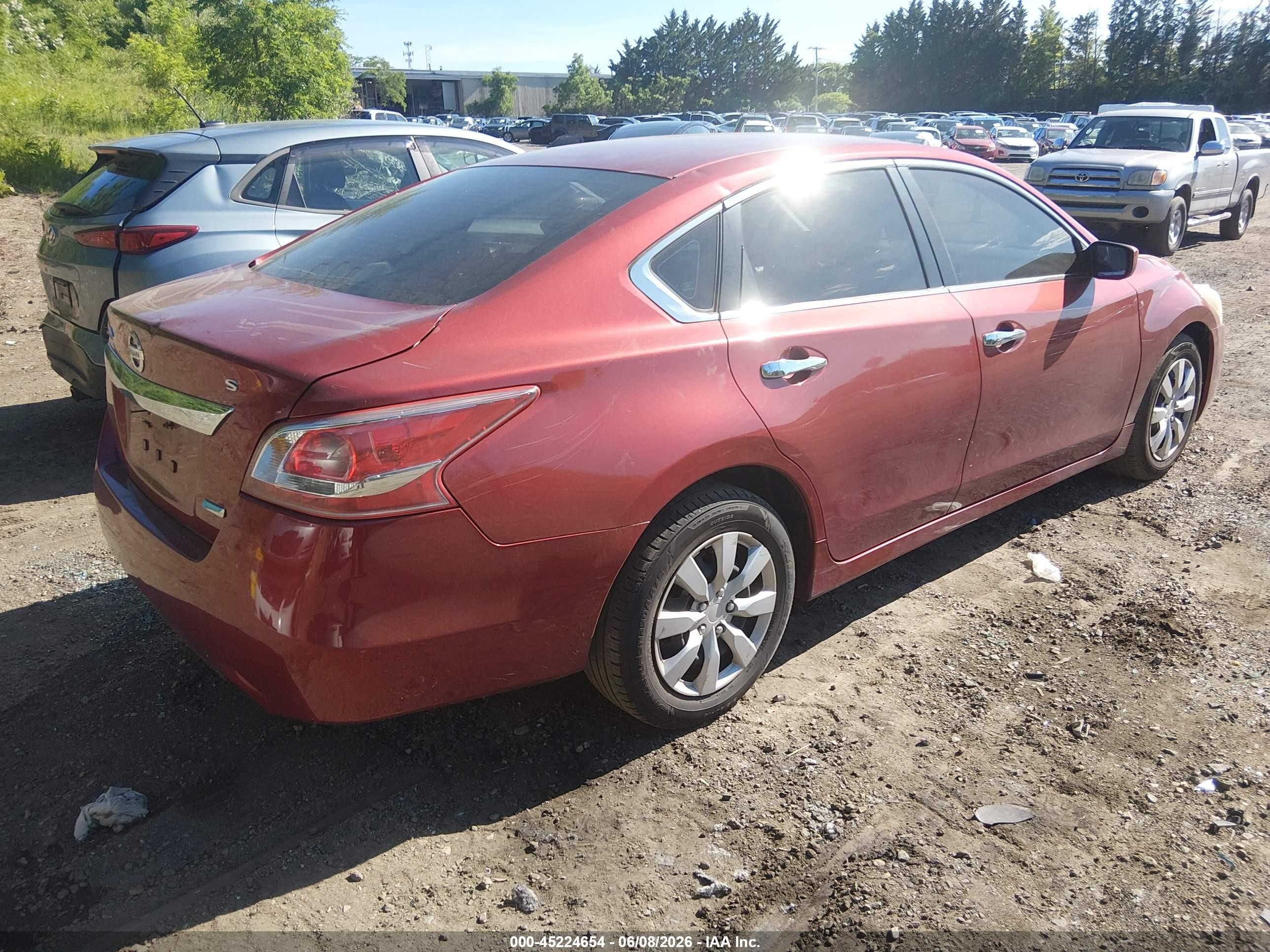 2013 Nissan Altima 2.5 S Красный vin: 1N4AL3AP2DC245661