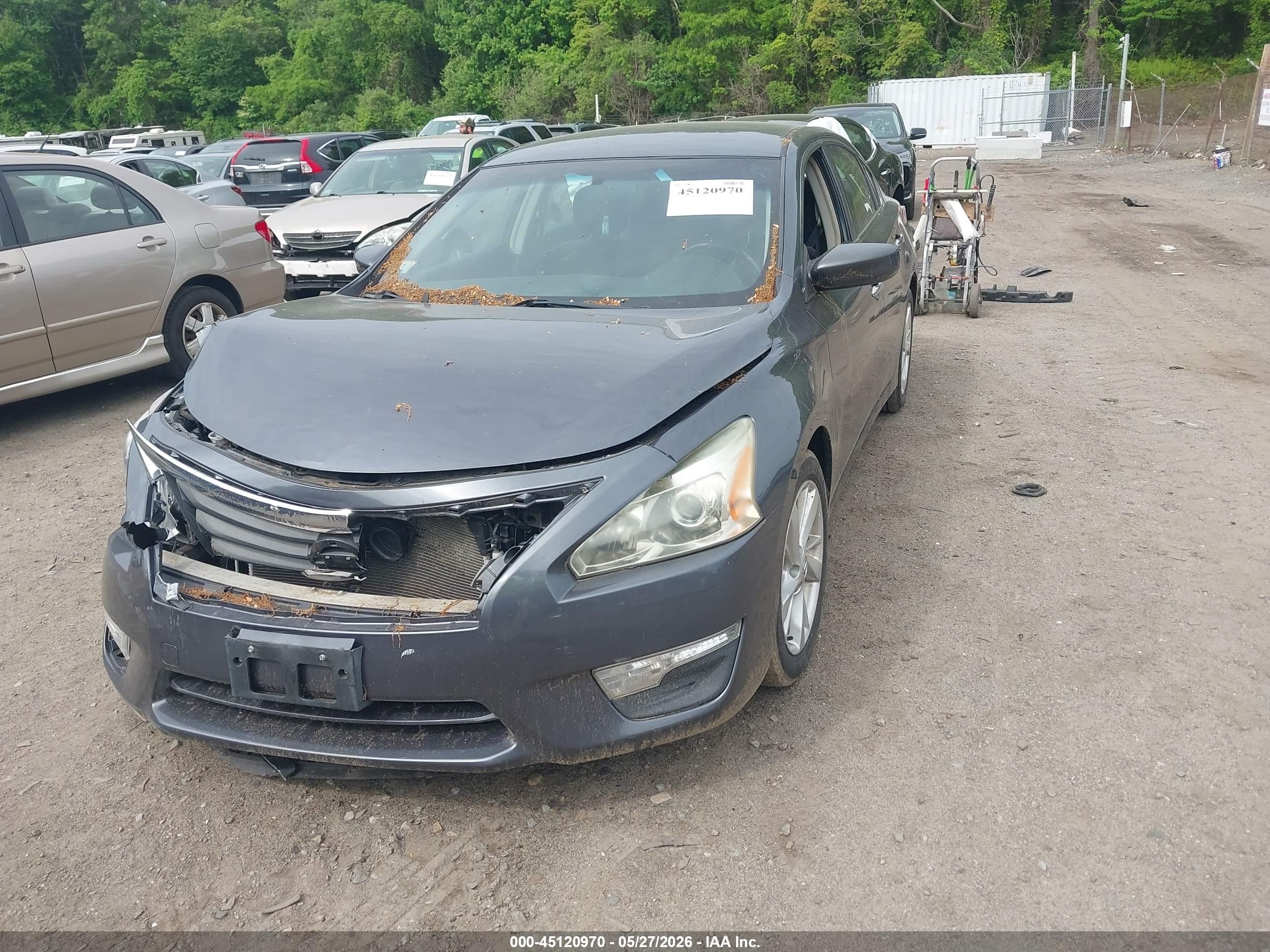 2013 Nissan Altima 2.5 Sv Gray vin: 1N4AL3AP2DC246390
