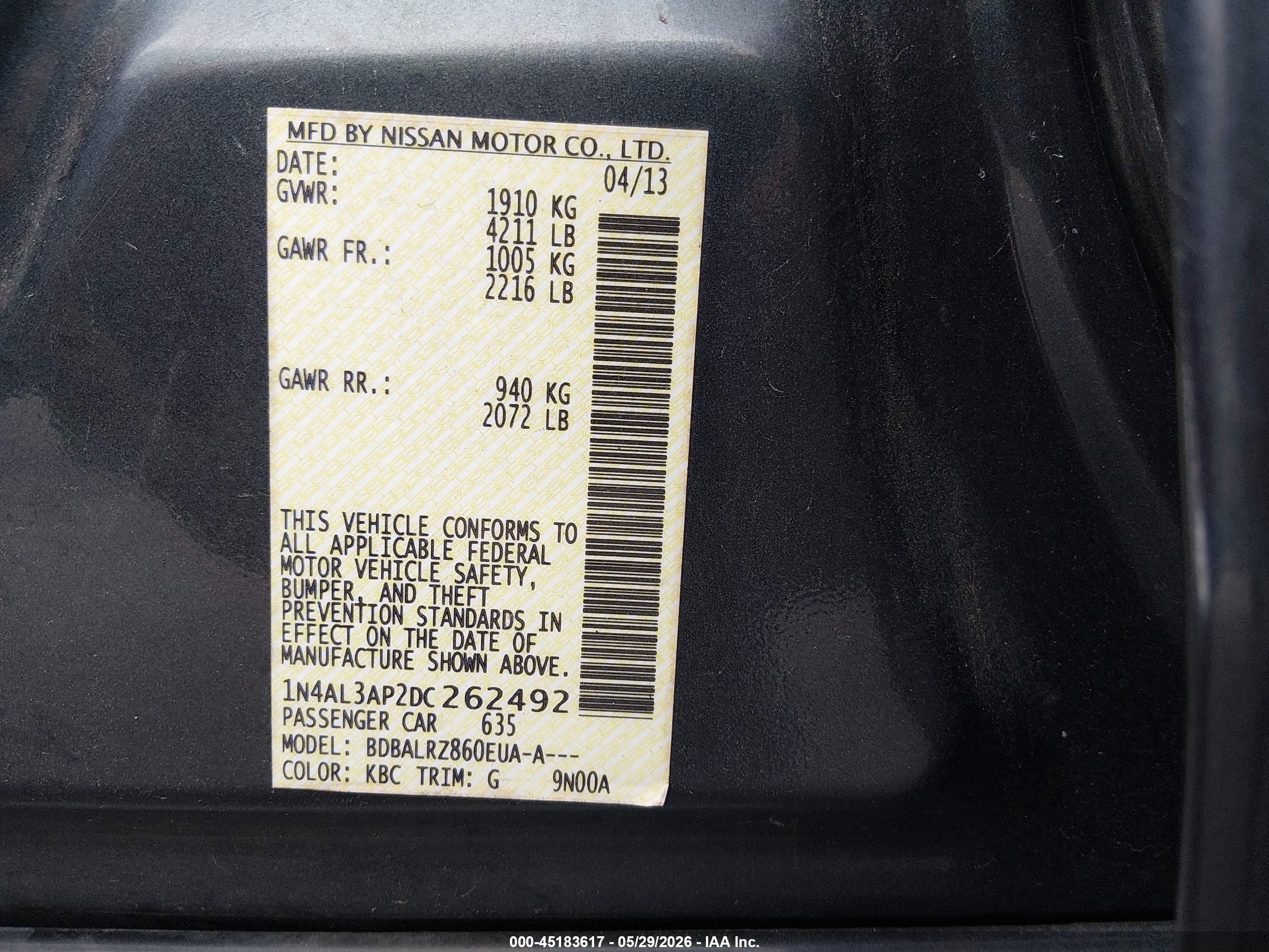 2013 Nissan Altima 2.5 S Gray vin: 1N4AL3AP2DC262492