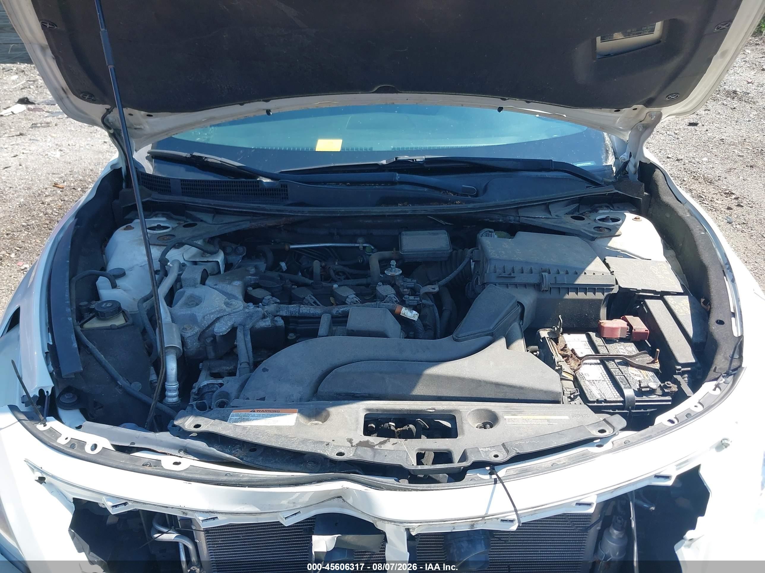 2013 Nissan Altima 2.5 Sv White vin: 1N4AL3AP2DC274996