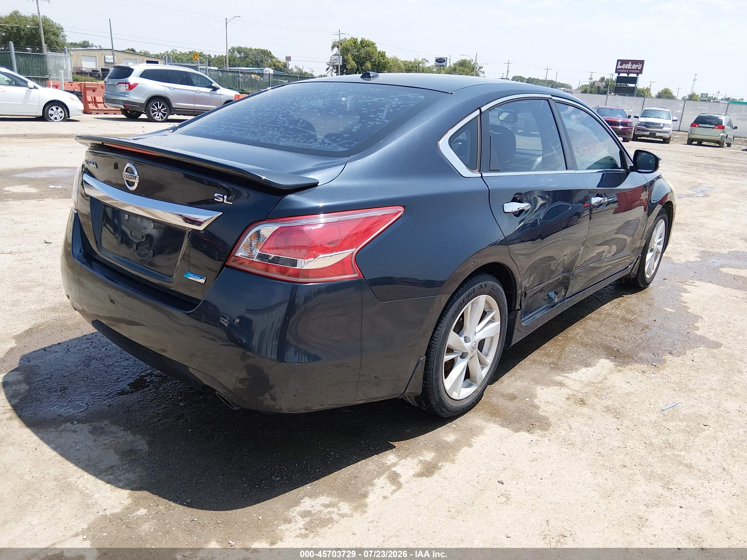 2013 Nissan Altima 2.5 Sl Black vin: 1N4AL3AP2DC276151