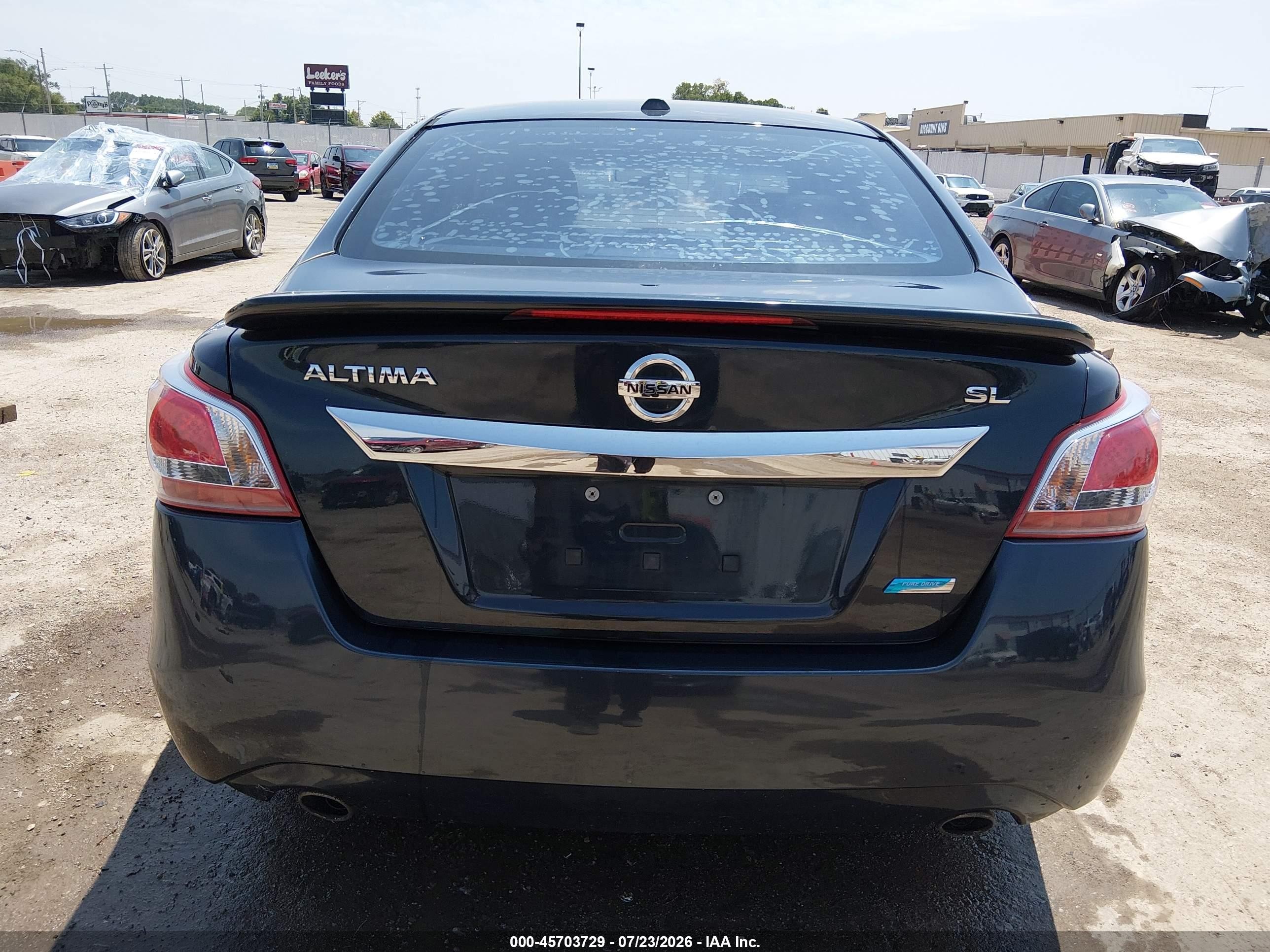 2013 Nissan Altima 2.5 Sl Black vin: 1N4AL3AP2DC276151