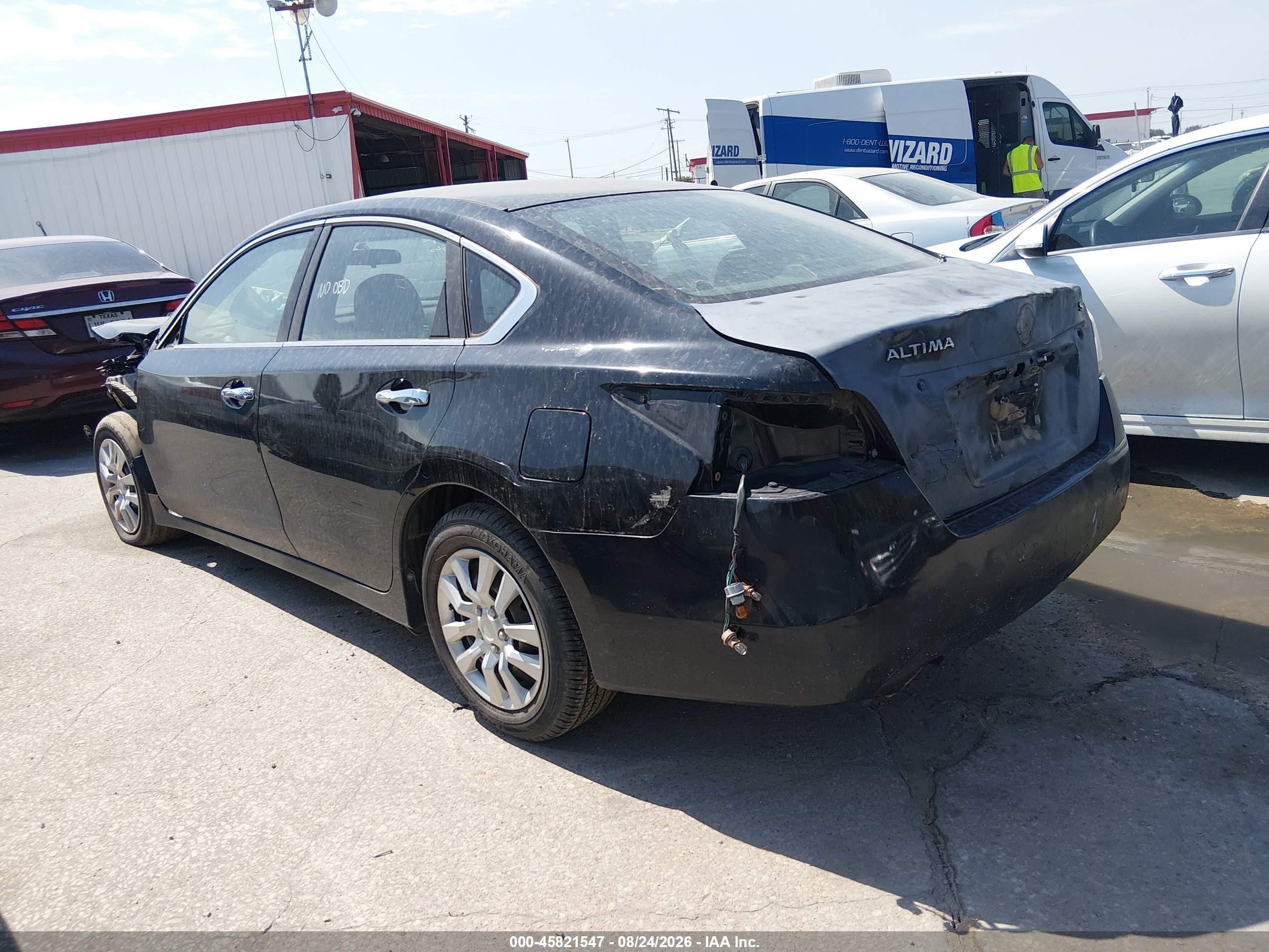 2013 Nissan Altima 2.5 S Black vin: 1N4AL3AP2DC276327