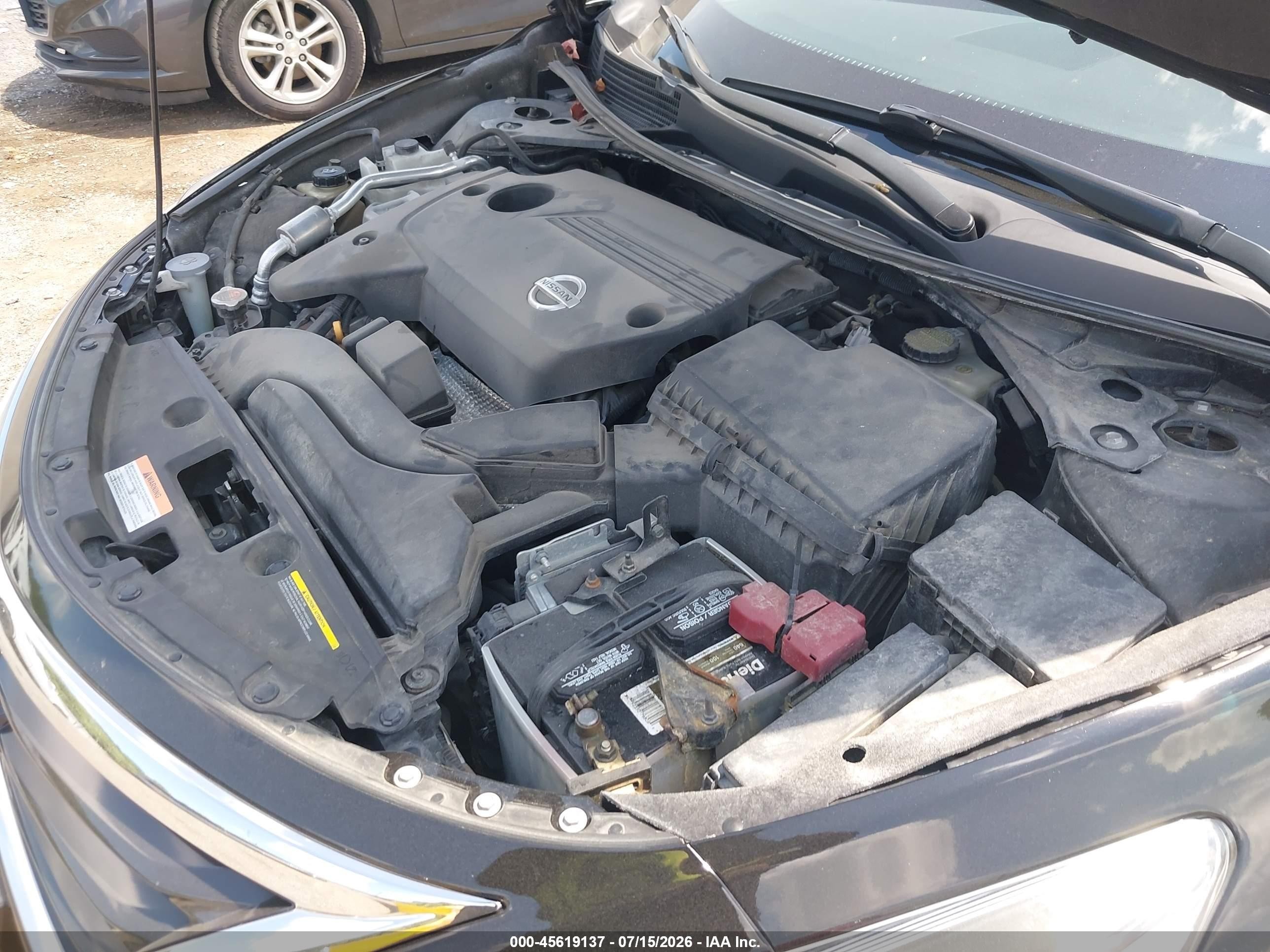 2013 Nissan Altima 2.5 S Черный vin: 1N4AL3AP2DC276392