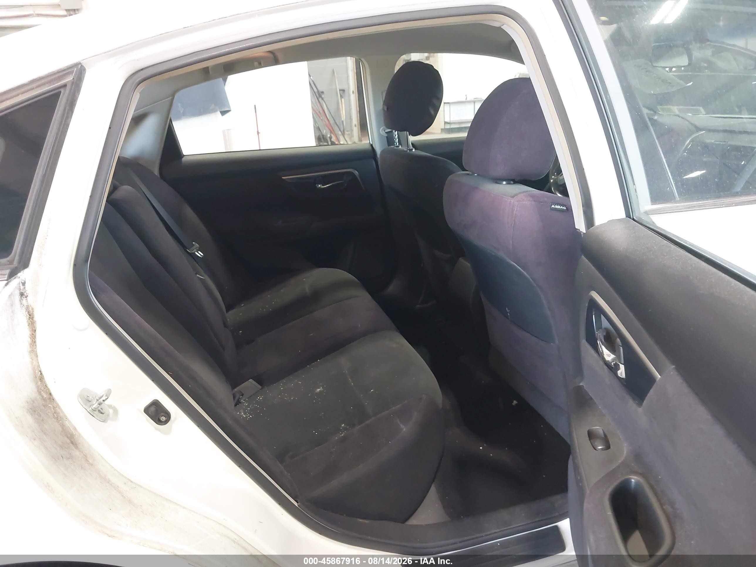 2013 Nissan Altima 2.5 S White vin: 1N4AL3AP2DC278417