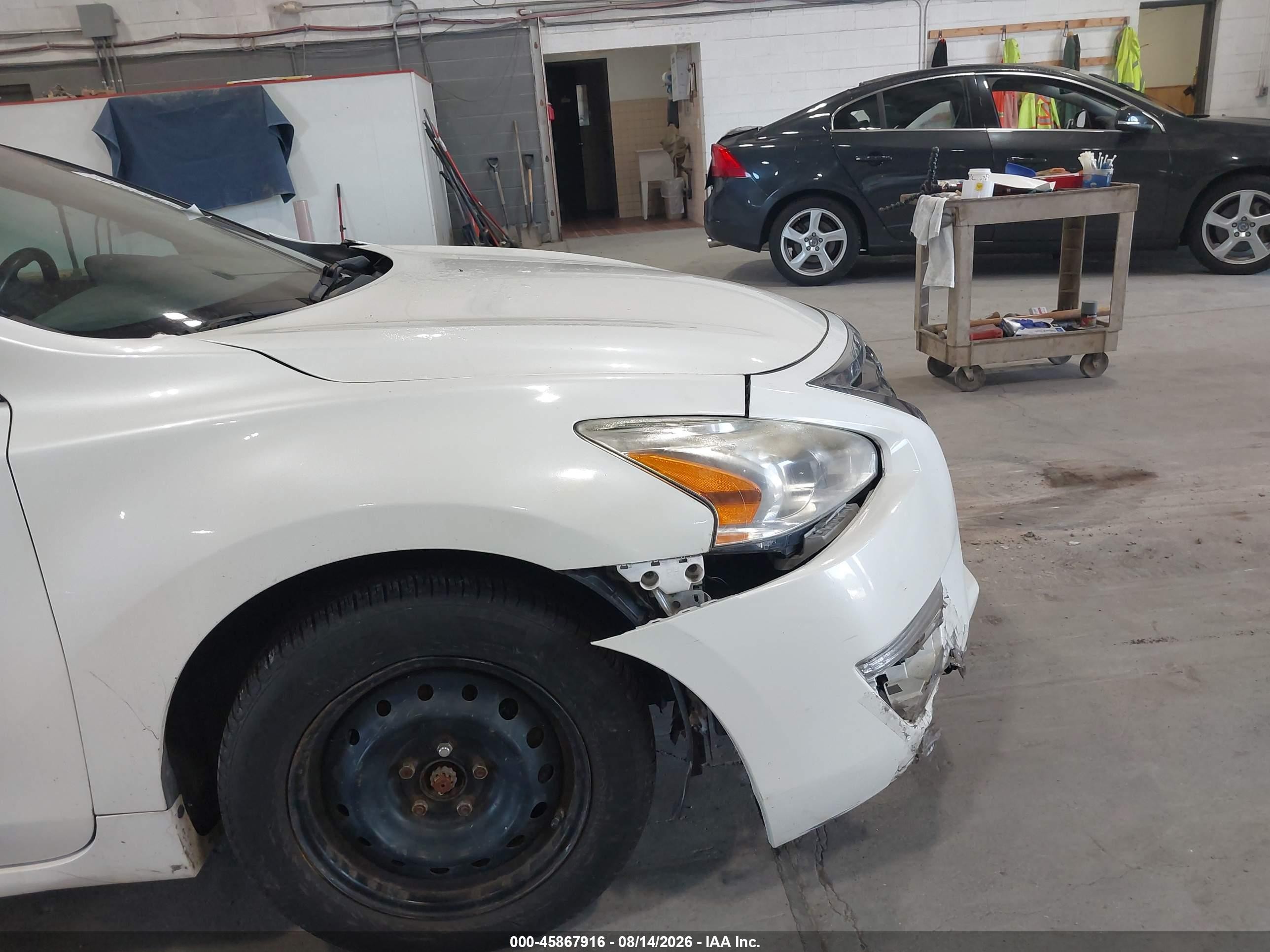 2013 Nissan Altima 2.5 S White vin: 1N4AL3AP2DC278417