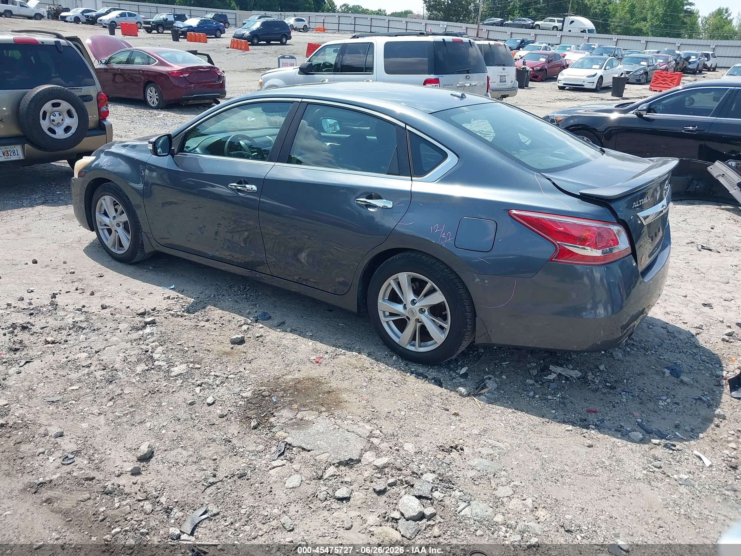 2013 Nissan Altima 2.5 Sv Серый vin: 1N4AL3AP2DC278594